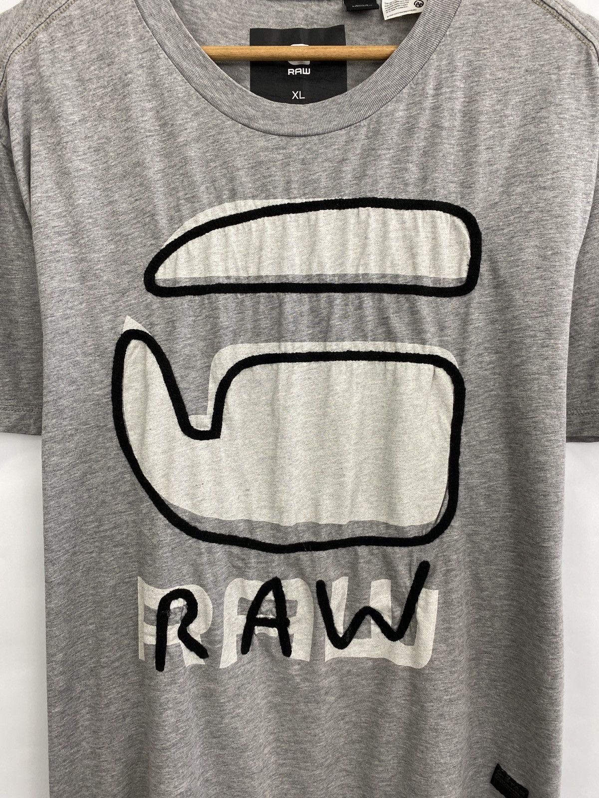 G-Star 🇺🇸 G Star Raw Big Logo T-Shirt Y2K cw21 Hype Rare Retro Size US XL / EU 56 / 4 - 4 Thumbnail