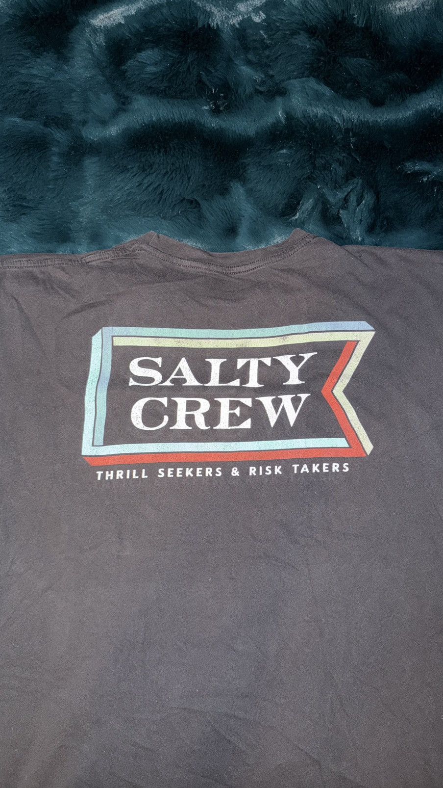 Other Salty Crew grey tee Size US XL / EU 56 / 4 - 6 Thumbnail