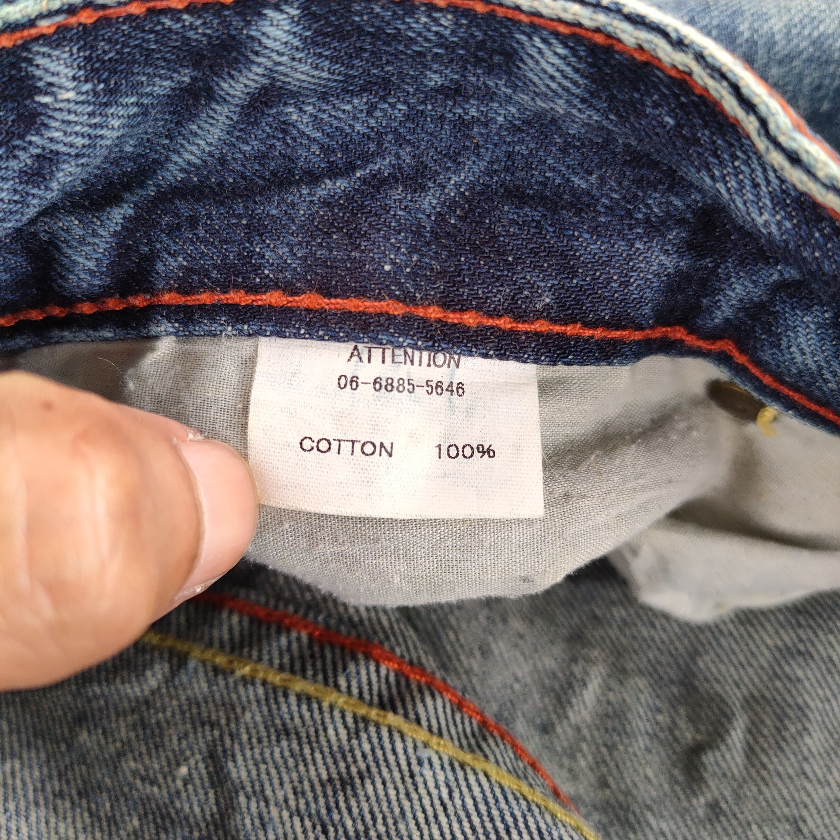 Japanese Brand × Jean × Vintage W32 VINTAGE CO CONFUSE FADED JEANS DENIM PANTS Size US 32 / EU 48 - 15 Thumbnail