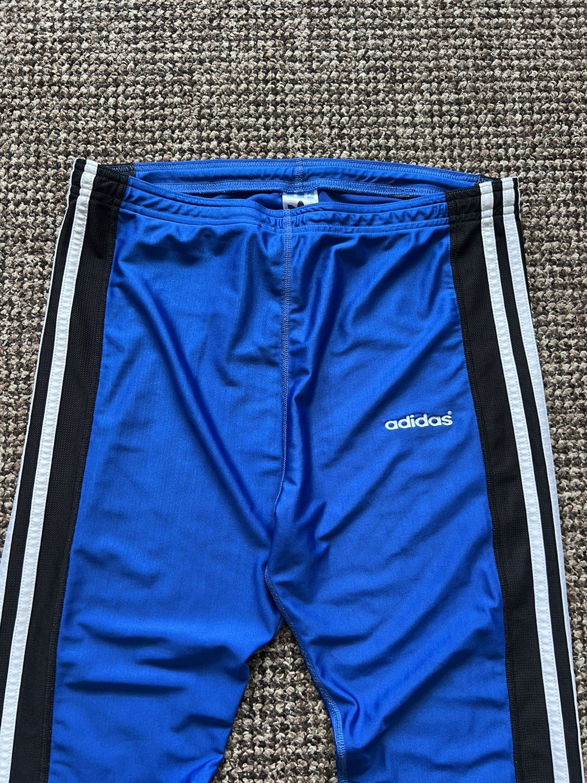 Adidas Adidas Leggings Blue Vintage Size L Rare 90s Size US 34 / EU 50 - 4 Thumbnail
