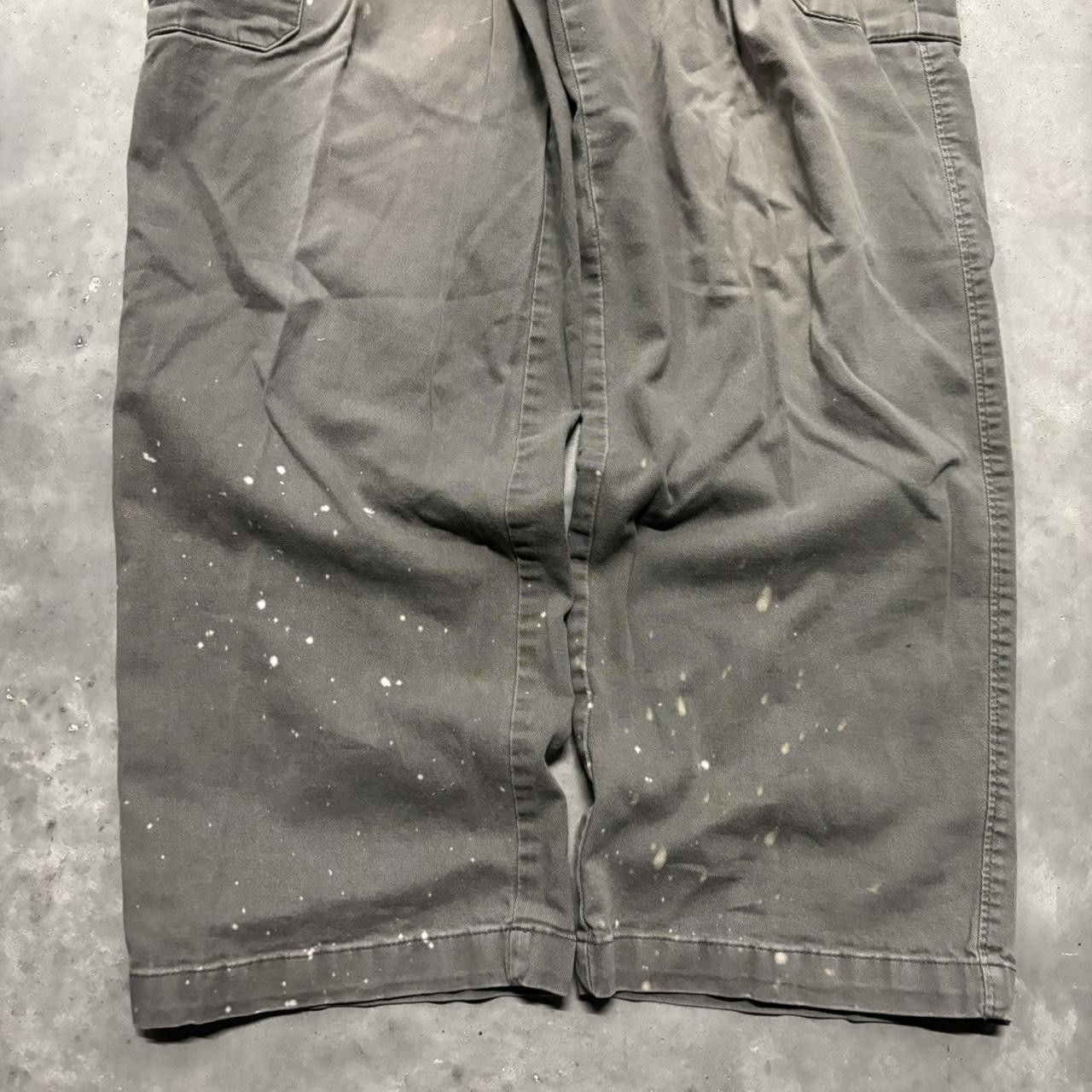 Japanese Brand × Vintage Crazy Vintage Y2K/2000s Grunge Faded Grey Skater Distressed Cargo Pants! Size US 34 / EU 50 - 6 Thumbnail