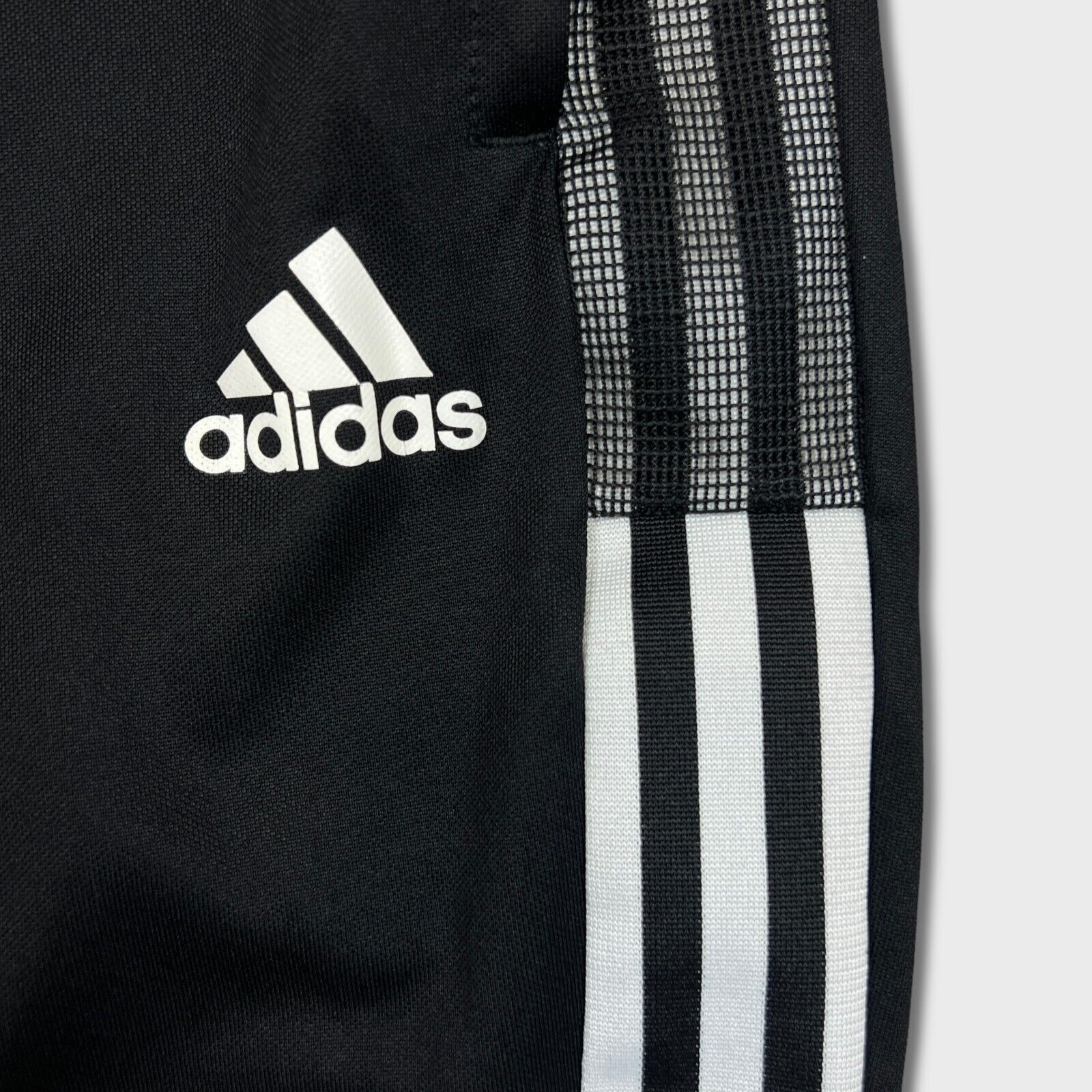 Adidas × Vintage Adidas Track Pants Small Stripes Spell Out Athletic Jogger Size US 26 / EU 42 - 2 Thumbnail