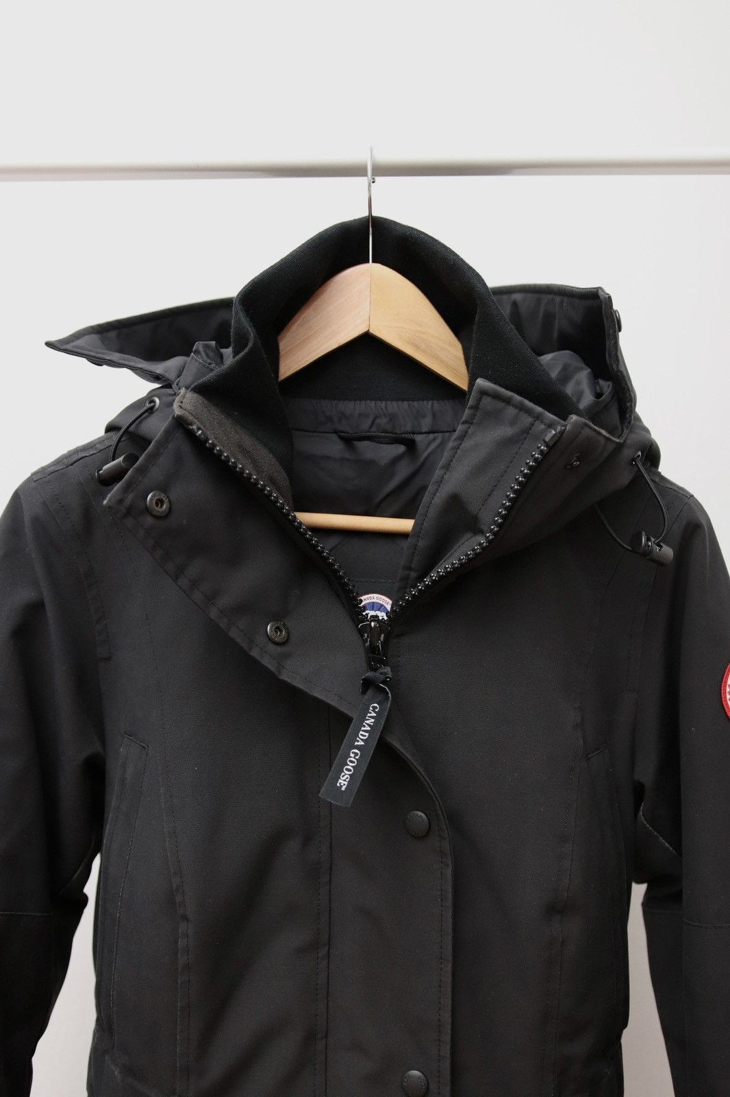 Canada Goose Canada Goose Black Down Parka Adjustable Waist Modern Fit Size S / US 4 / IT 40 - 5 Thumbnail