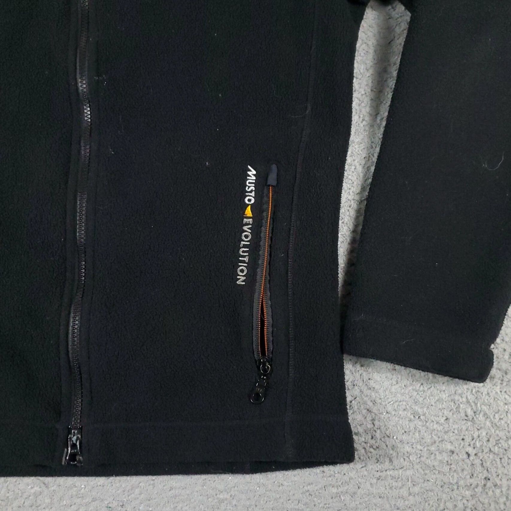 Musto MUSTO Sweater Mens M Black Full Zip Outdoor Fleece Polyester Logo Pockets Size US M / EU 48-50 / 2 - 5 Thumbnail