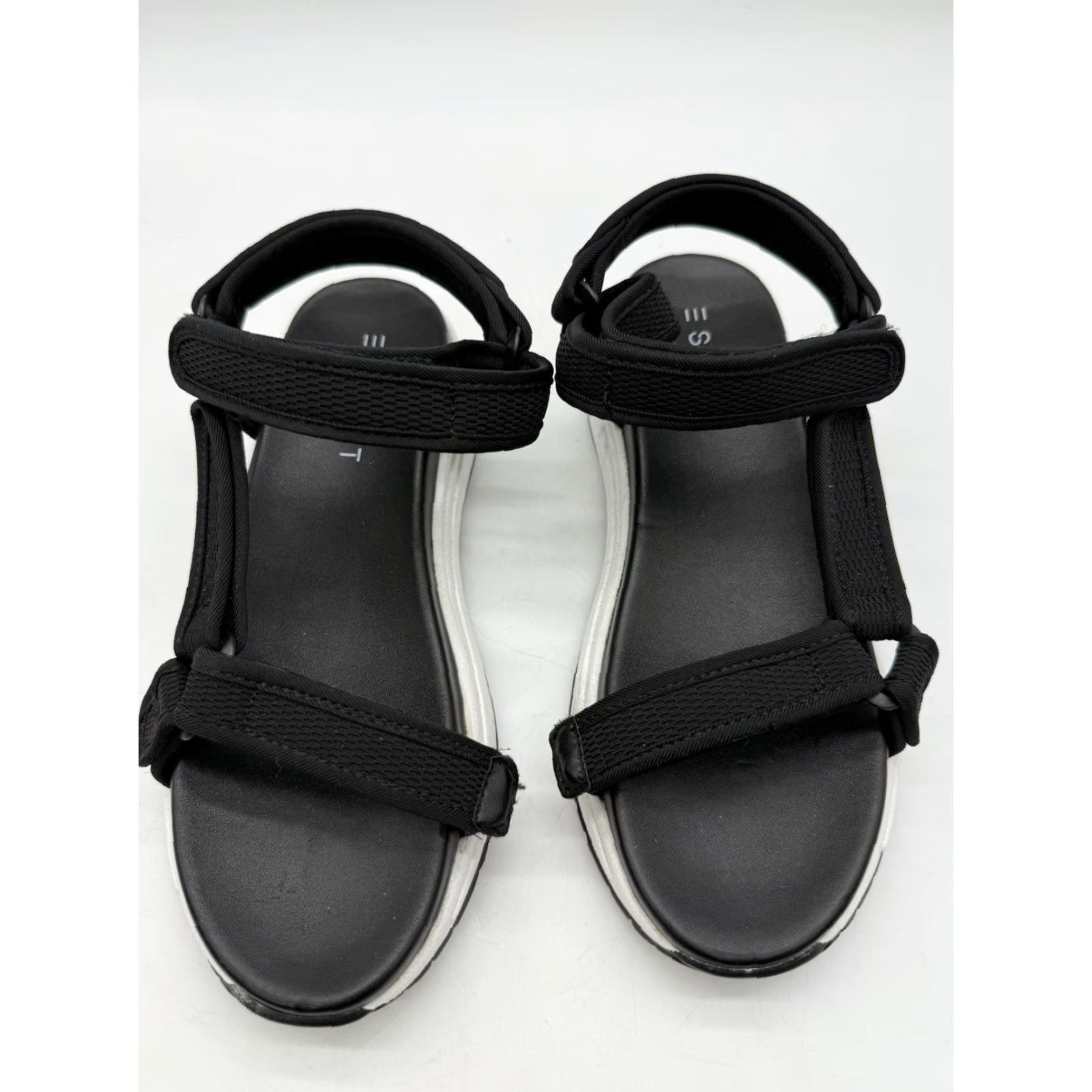 Esprit Esprit Y2K SABLE Black/ White Strappy Slingback Sandals Women Sz 7.5 Size US 8 / IT 38 - 6 Thumbnail