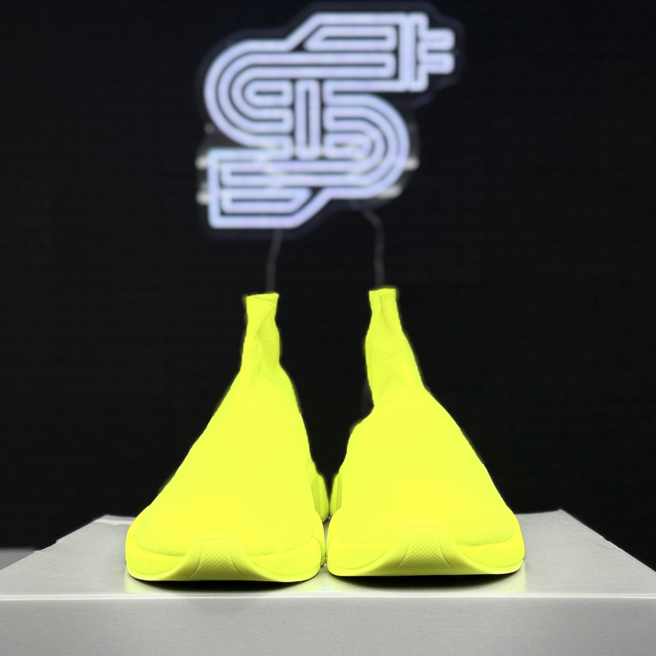 Balenciaga Balenciaga Speed 2.0 Trainer Neon Size US 12 / EU 45 - 5 Thumbnail