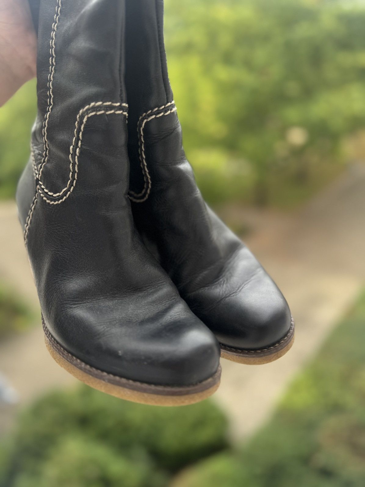 Other Vintage Cowboy Black Boots Avantgarde Size US 9 / IT 39 - 4 Thumbnail
