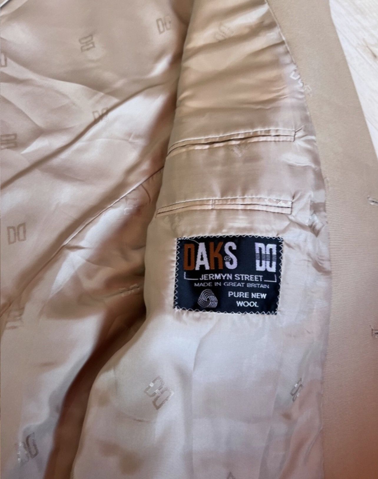 DAKS Daks Lightweight Wool Jacket – Size 42 – New w/ Tags Size 42S - 7 Thumbnail