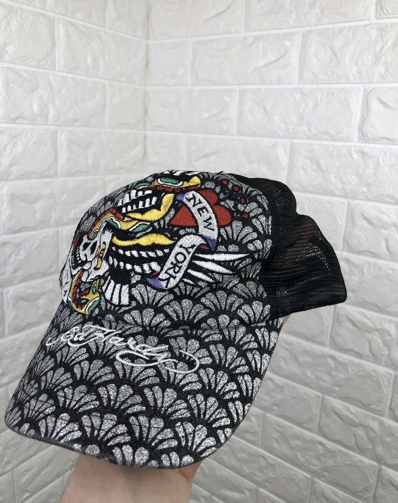 Ed Hardy Vintage Ed Hardy Cap Y2K Size ONE SIZE - 2 Thumbnail