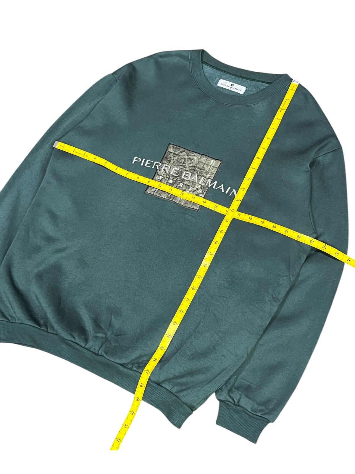 Pierre Balmain × Vintage 🔥FYE🔥 Vintage PIERRE BALMAIN Embroidery Spellout Sweater Size US L / EU 52-54 / 3 - 5 Thumbnail