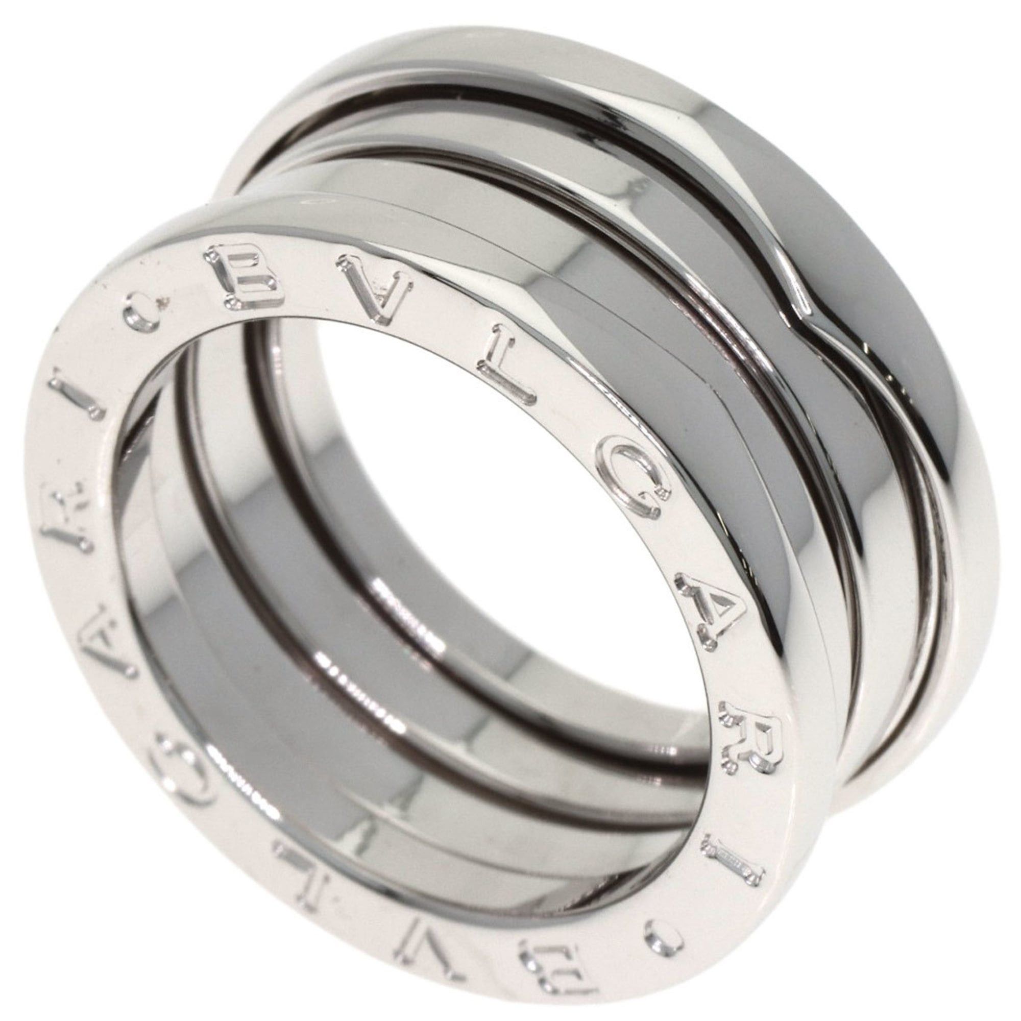 Bvlgari BVLGARI B-zero1 3-Band #49 Ring in 18K White Gold for Women Size ONE SIZE - 1 Thumbnail