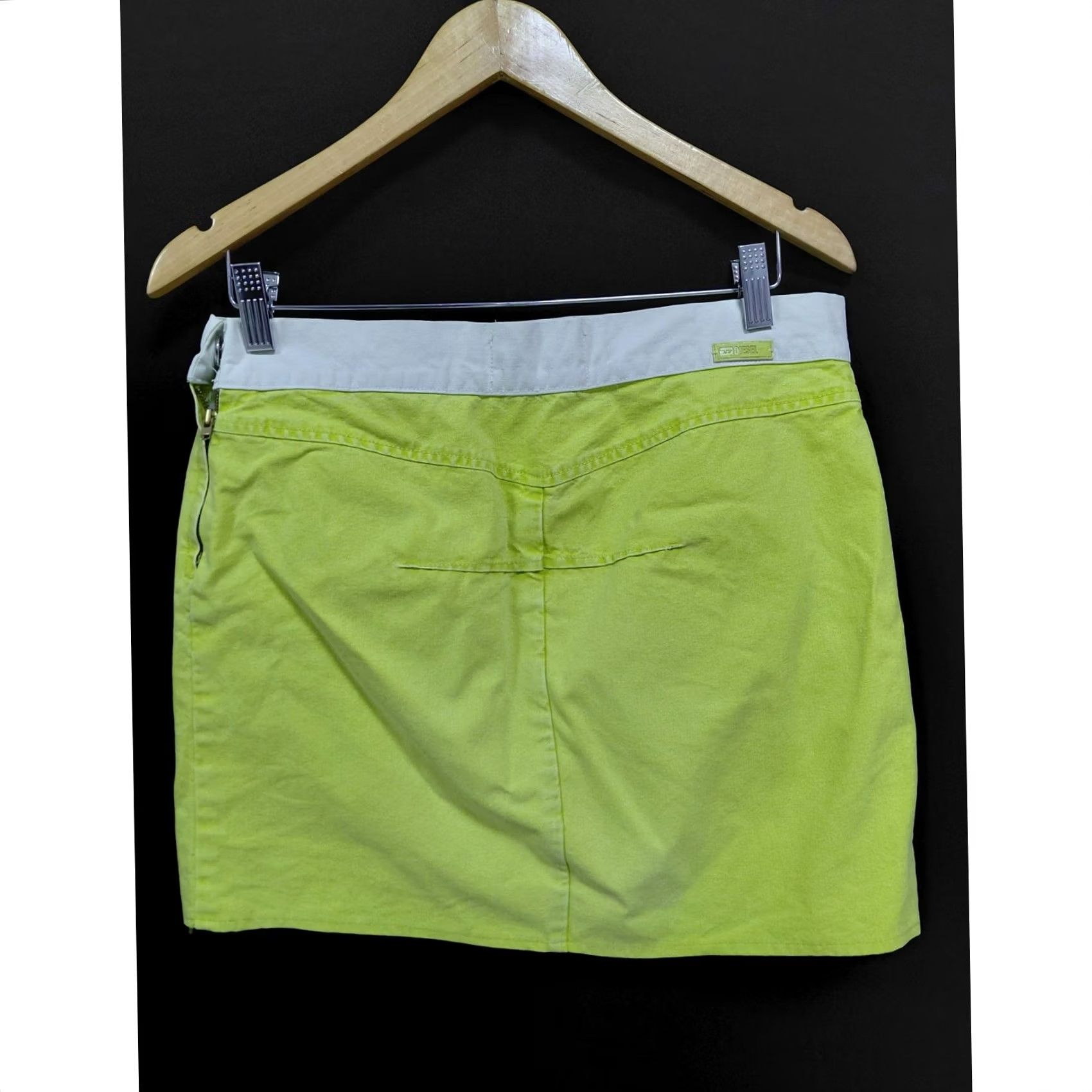 Diesel Diesel Skirt Women Green A-Line Cotton 30 Italy Regular Above Knee Spring Summer Casual Women Size 30" / US 8 / IT 44 - 2 Thumbnail