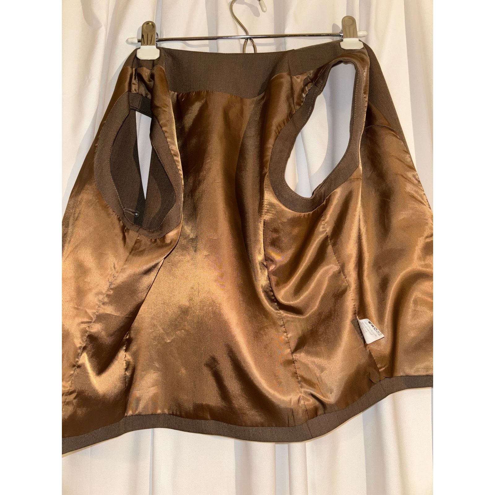 The Unbranded Brand Womens Khaki Brown Vest Size Medium Size M / US 6-8 / IT 42-44 - 6 Thumbnail