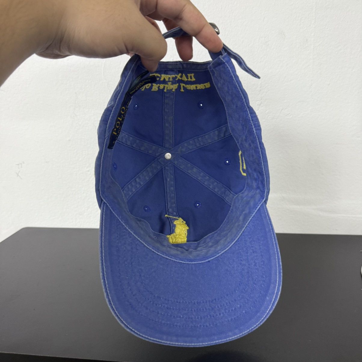 Polo Ralph Lauren Vintage Polo Ralph Lauren Faded Blue Size ONE SIZE - 5 Thumbnail