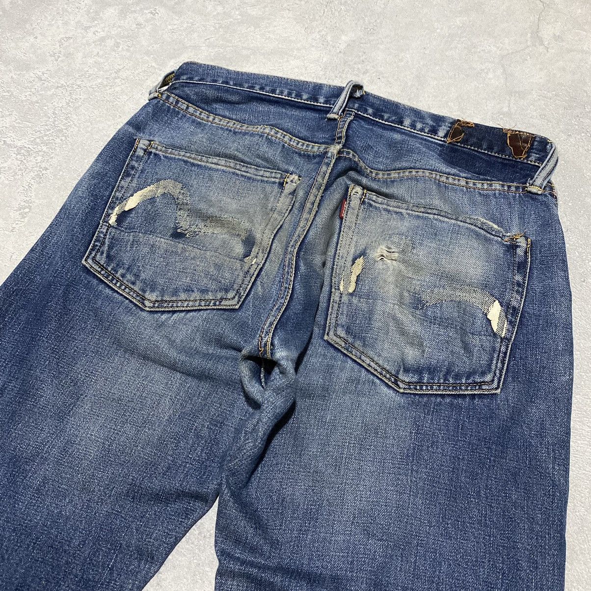 Evisu Vintage Evisu Selvedge Jeans White Seagulls Yamane Japan Size US 32 / EU 48 - 2 Thumbnail
