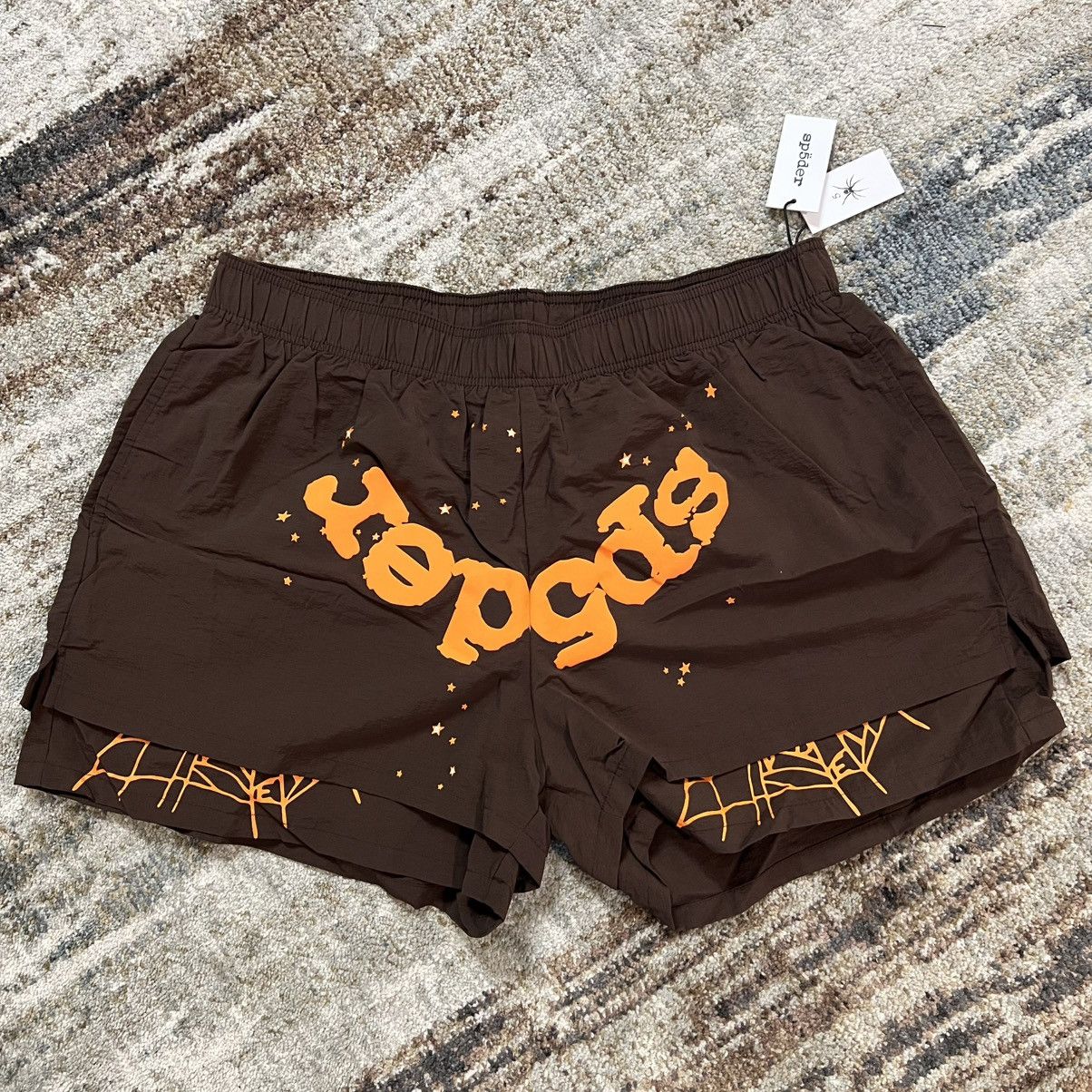 Sp5der NEW SP5DER KingSpider Co OG Web Double Layer Shorts SPIDER Size US 38 / EU 54 - 2 Thumbnail