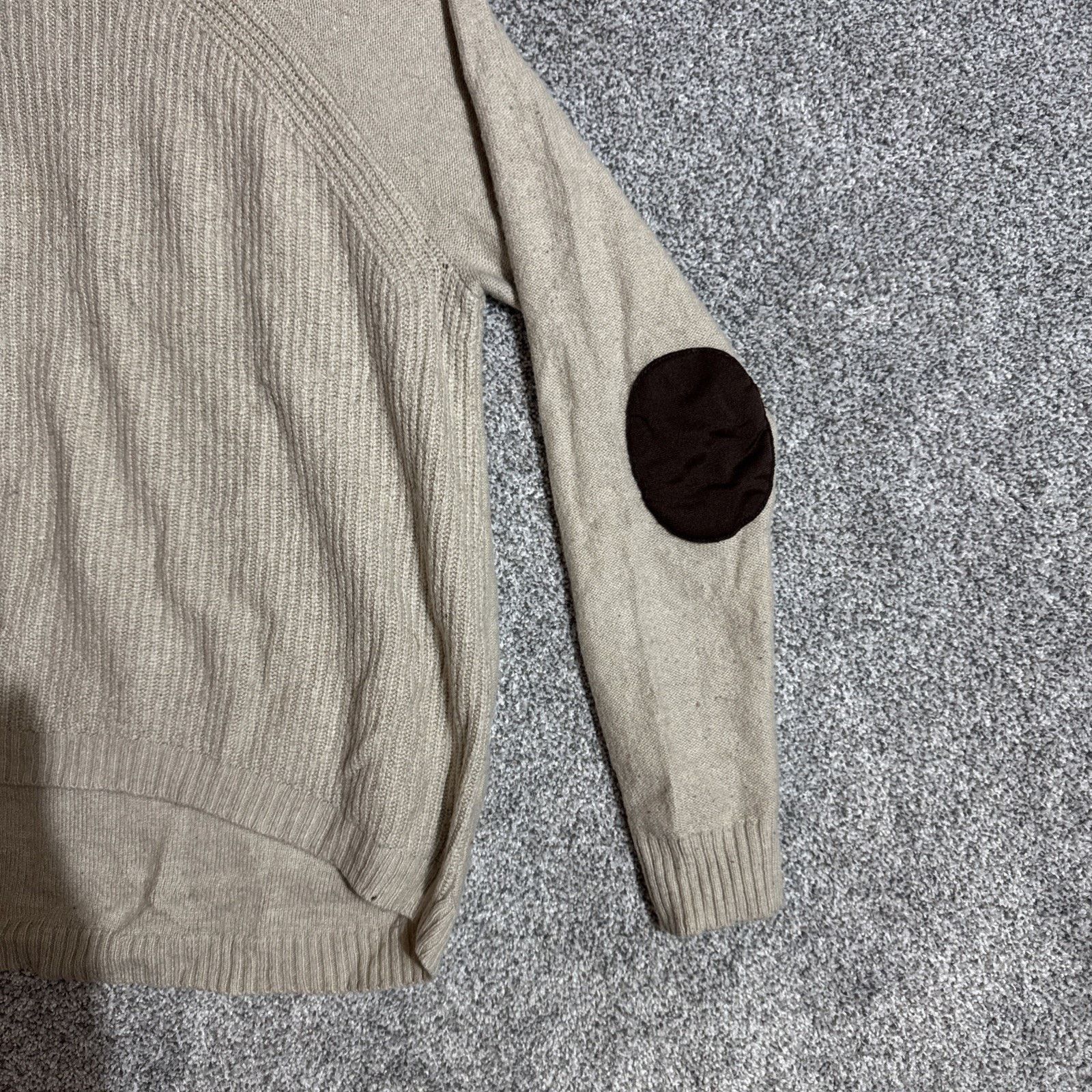 J.Crew Factory Warmspun Elbow Patch Sweater Womens M Wool Blend Size M / US 6-8 / IT 42-44 - 5 Thumbnail