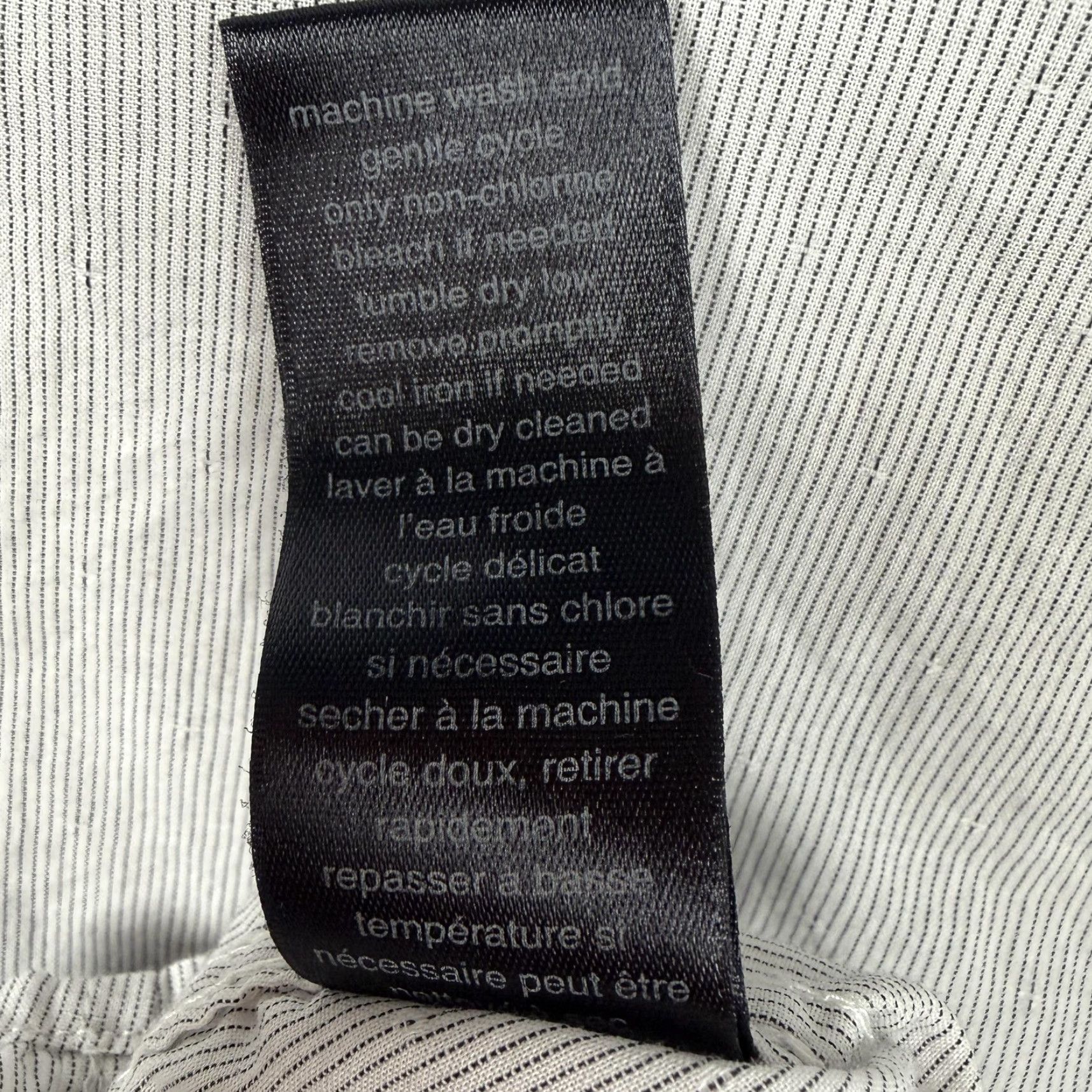John Varvatos John Varvatos U.S.A. Luxe Button Up Shirt Mens XL Gray Striped Old Money Preppy Size US XL / EU 56 / 4 - 6 Thumbnail