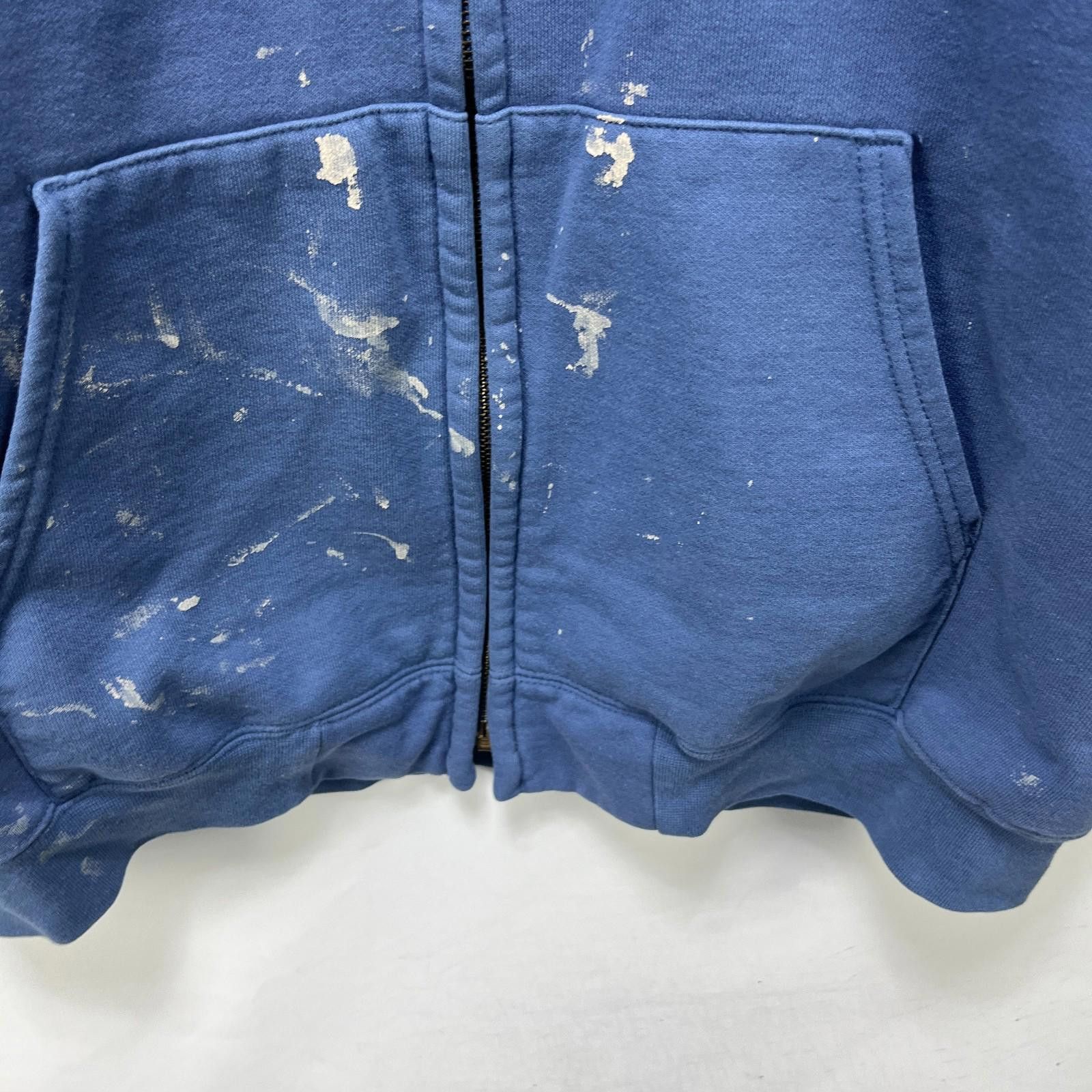 Carhartt Vintage 90s Carhartt Zip Up Hoodie XL Paint Splatter Size US XL / EU 56 / 4 - 5 Thumbnail