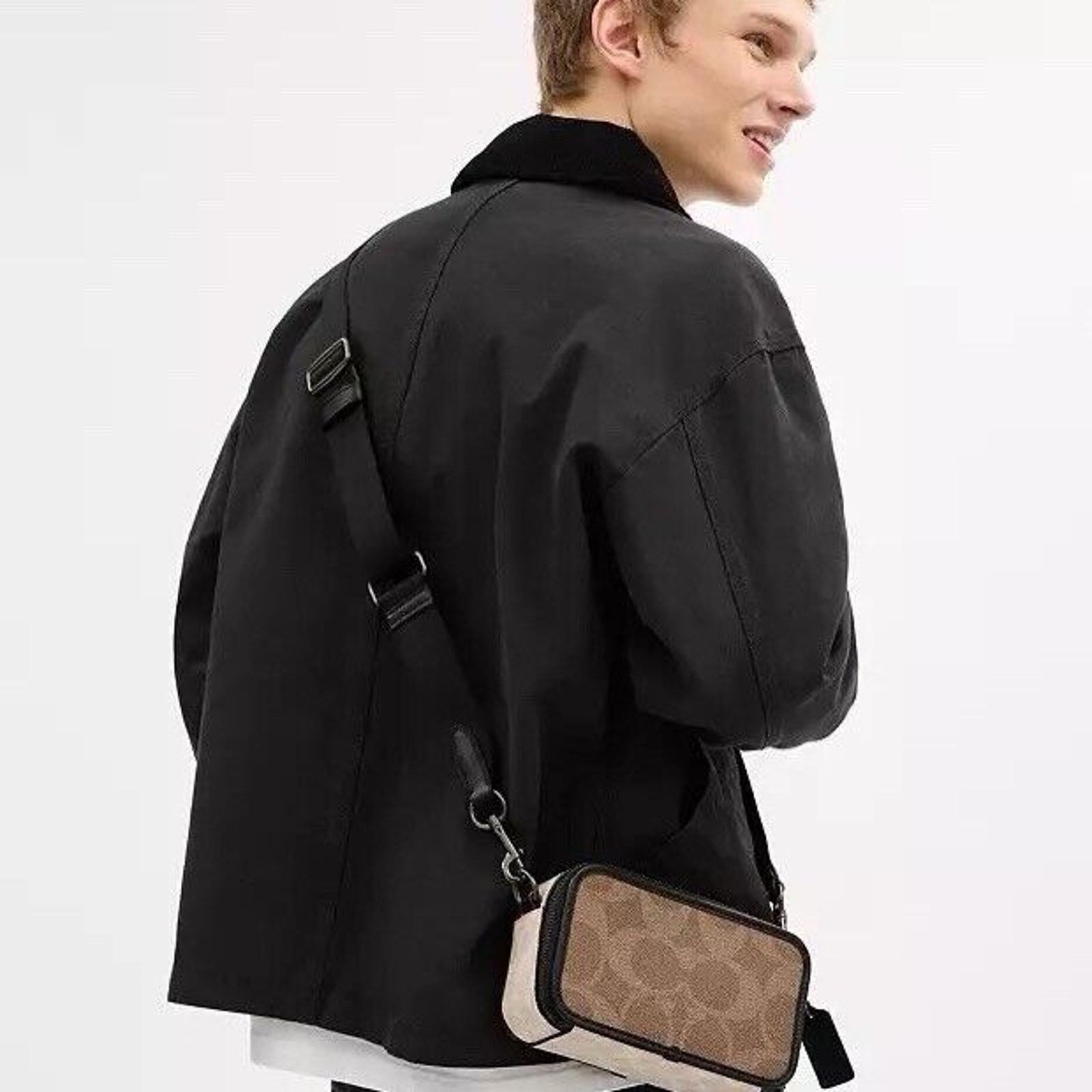 Coach NWT Coach Wyatt Crossbody Colorblock Canvas CAB80 Signature Size ONE SIZE - 4 Thumbnail