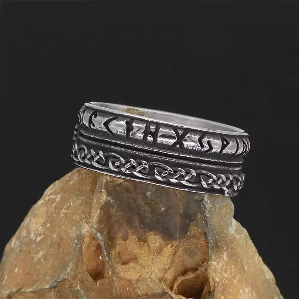 Other Vintage Norse Runes Compass Rings Size ONE SIZE - 6 Thumbnail