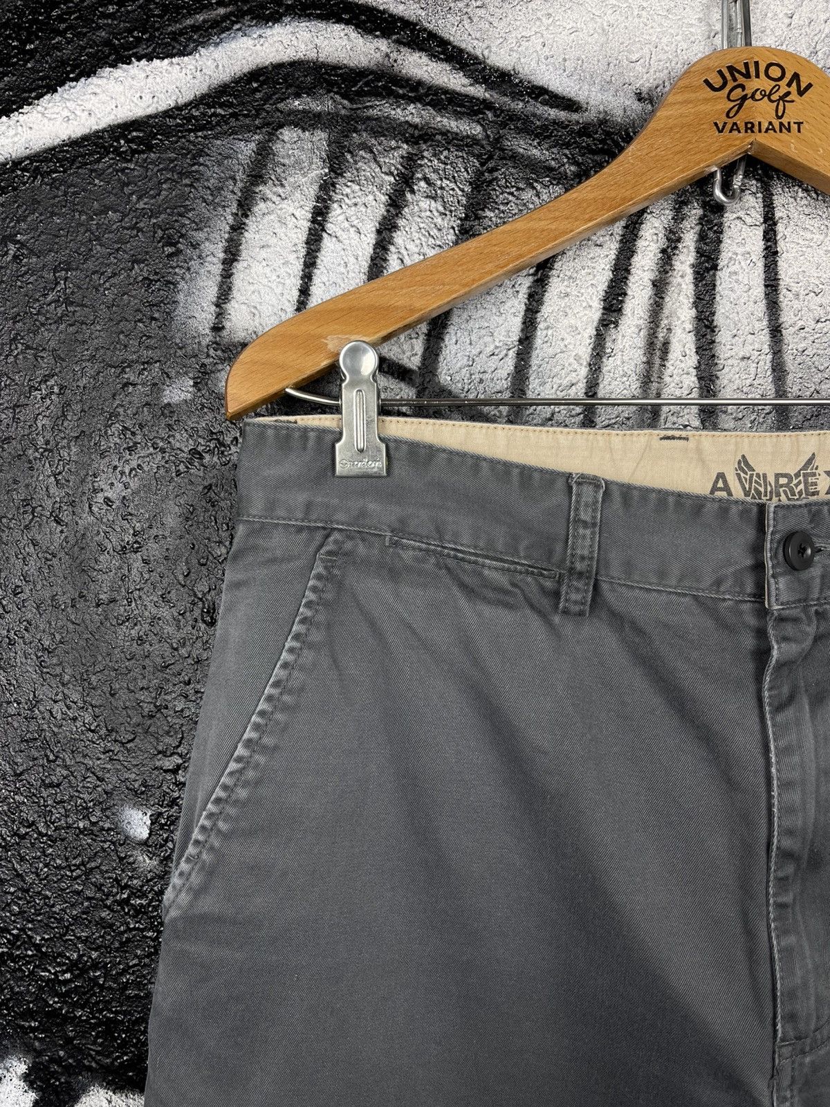 Avirex Vintage Avirex Chinos Grey Military Trousers Men’s Size 33 Size US 33 - 5 Thumbnail