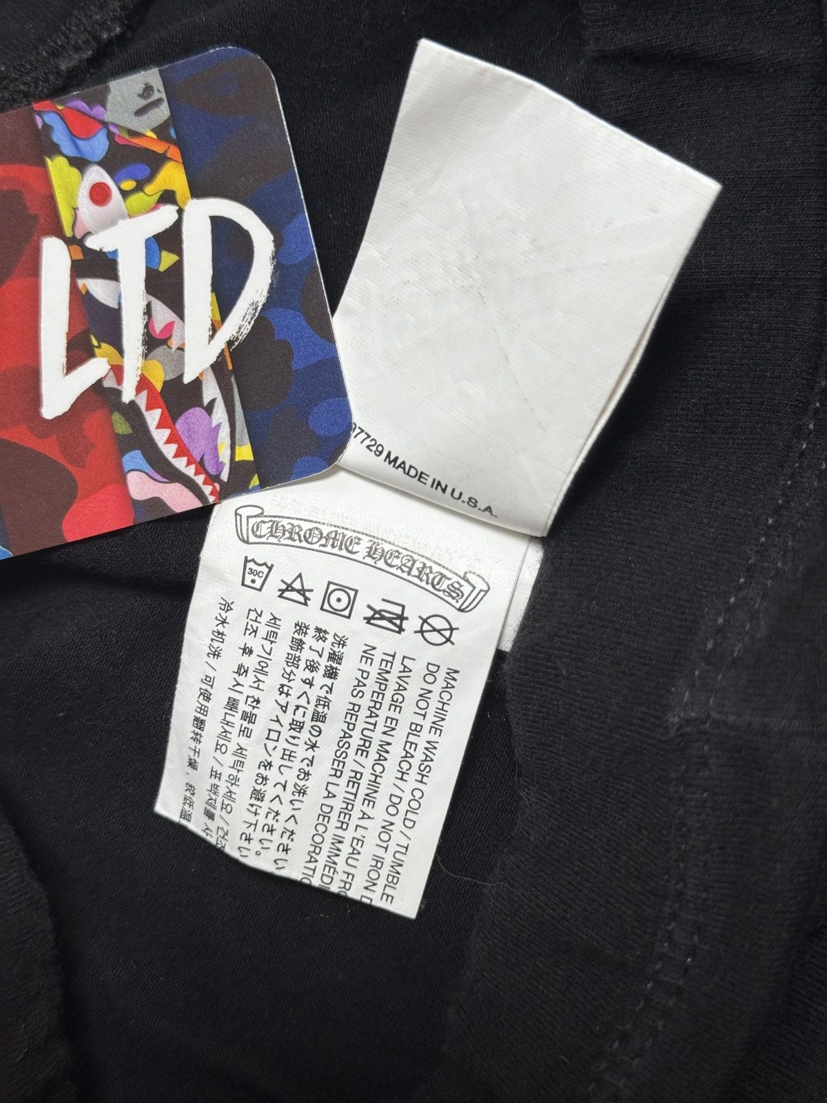 Chrome Hearts Chrome Hearts Black Horseshoe Logo Leggings Size 26" / US 2 / IT 38 - 7 Thumbnail