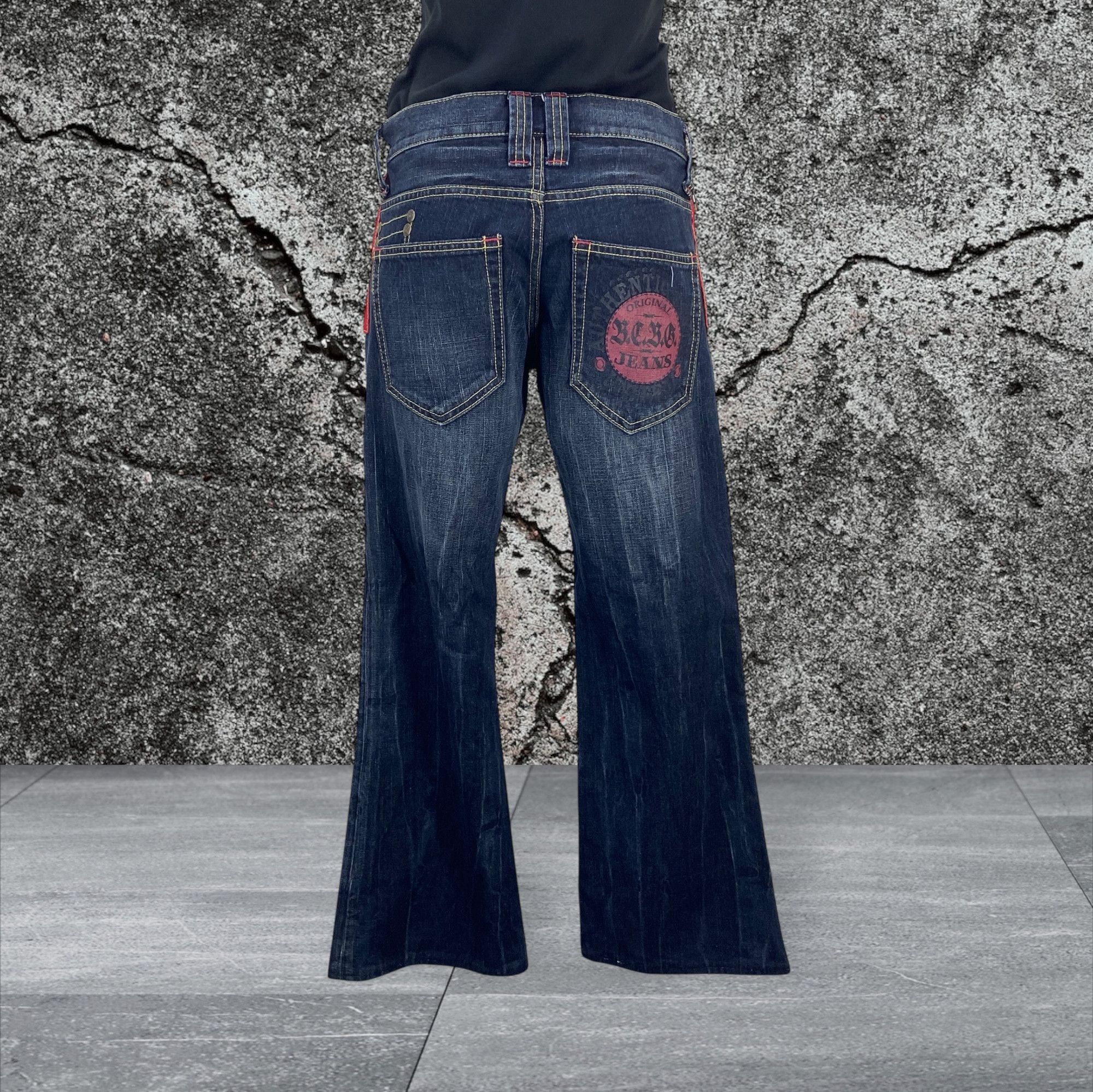 Japanese Brand BCBG Bootcut Denim Jeans Flare Jeans Pants New Age Cowboys Size 24" / US 00 / IT 34 - 1 Thumbnail