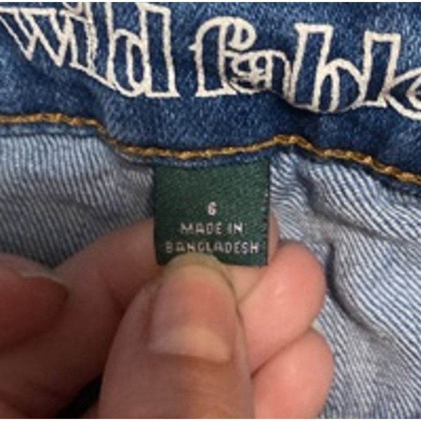 Other Y2K Distressed High Rise Mom Jeans Light Wash Wild Fable 6 Size 28" / US 6 / IT 42 - 4 Thumbnail