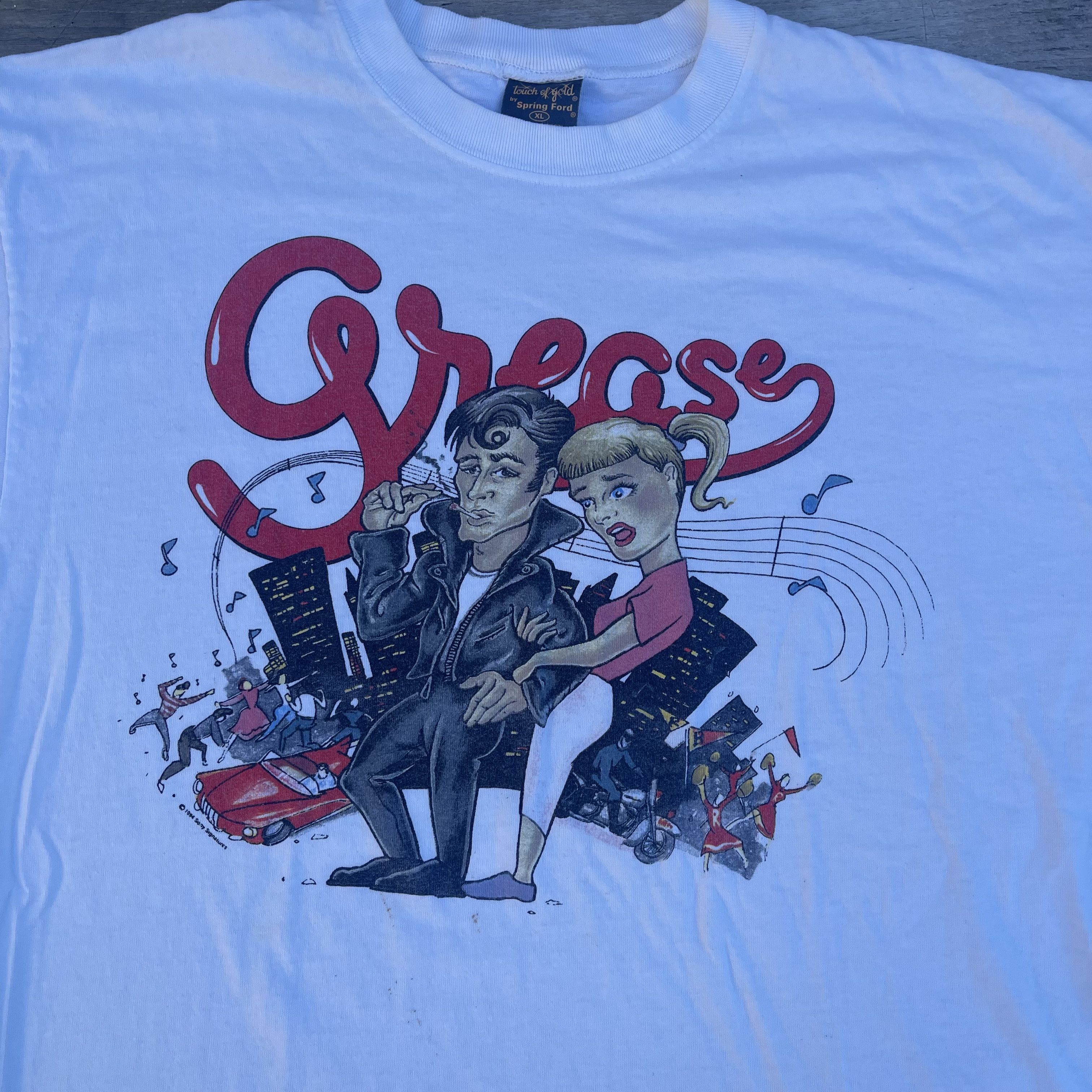Vintage 1994 Grease Movie Promo T-shirt Size US XL / EU 56 / 4 - 3 Thumbnail