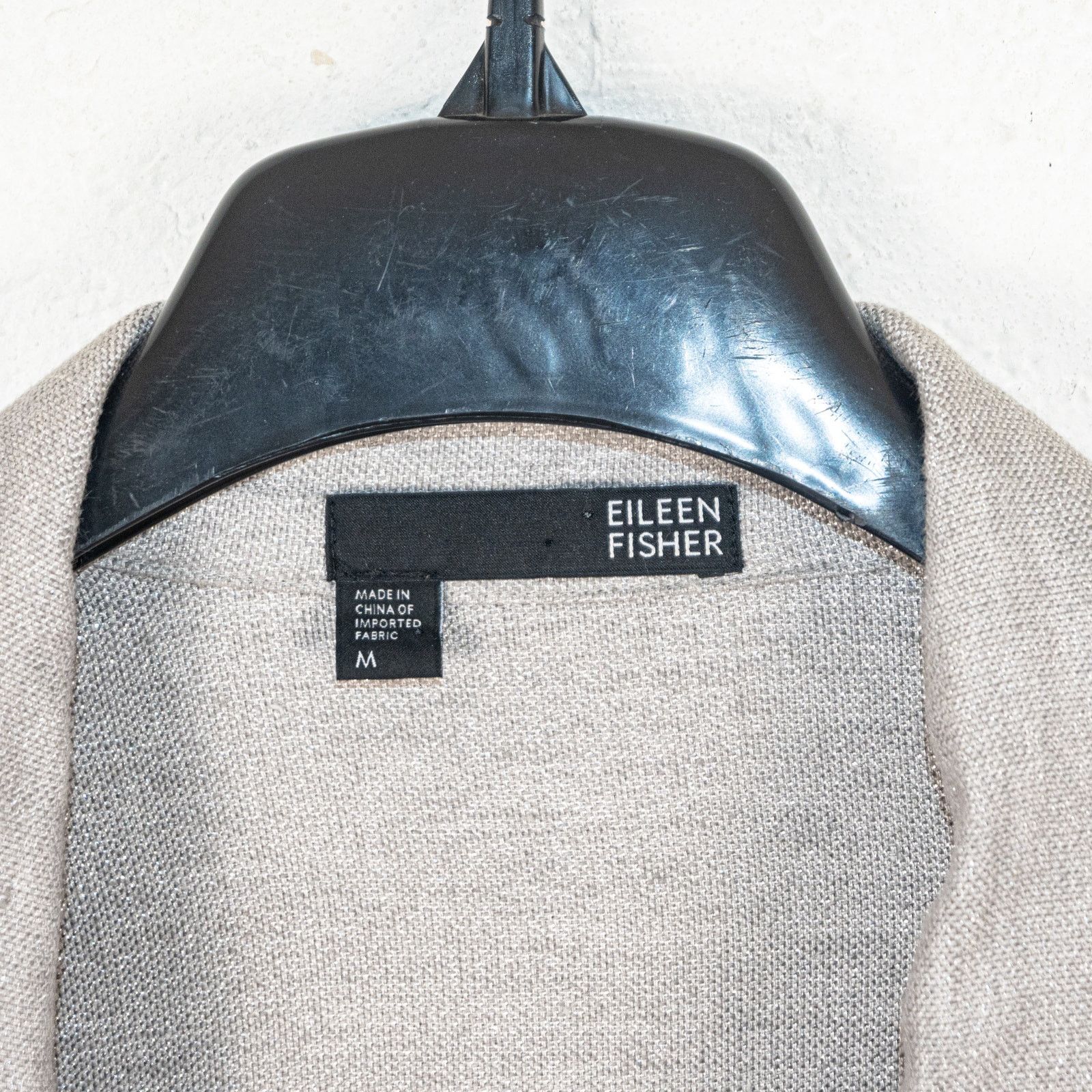 Eileen Fisher Eileen Fisher Silver Gray Twinkle linen Blazer Jacket Medium Size M / US 6-8 / IT 42-44 - 3 Thumbnail