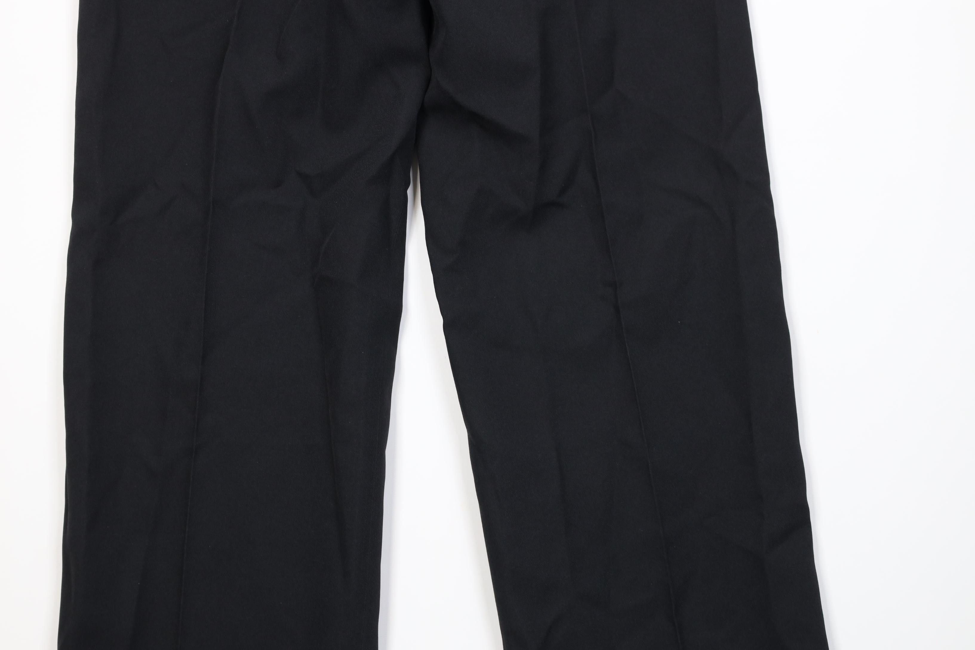 Vintage Vintage 90s Streetwear Knit Buckle Waist Tuxedo Pants Prom Size US 29 - 11 Thumbnail