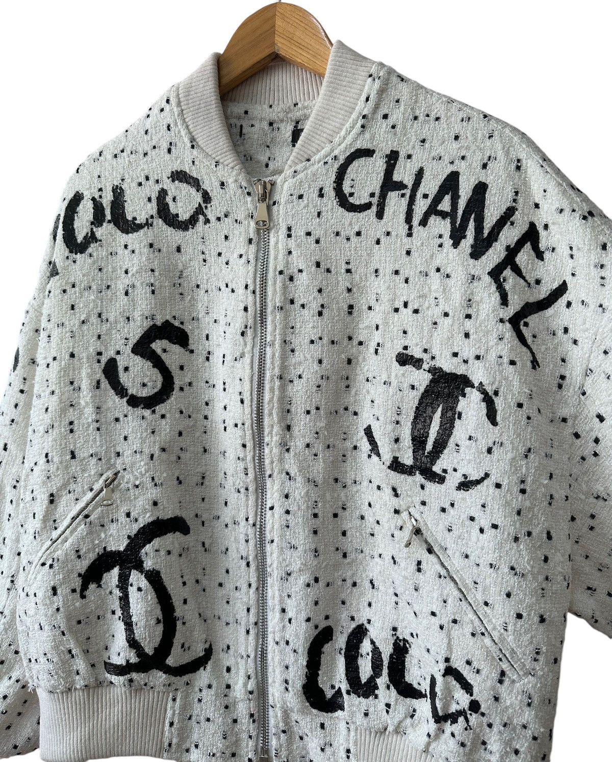 Vintage Vintage Custom Coco Chanel White Jacket Size US M / EU 48-50 / 2 - 3 Thumbnail