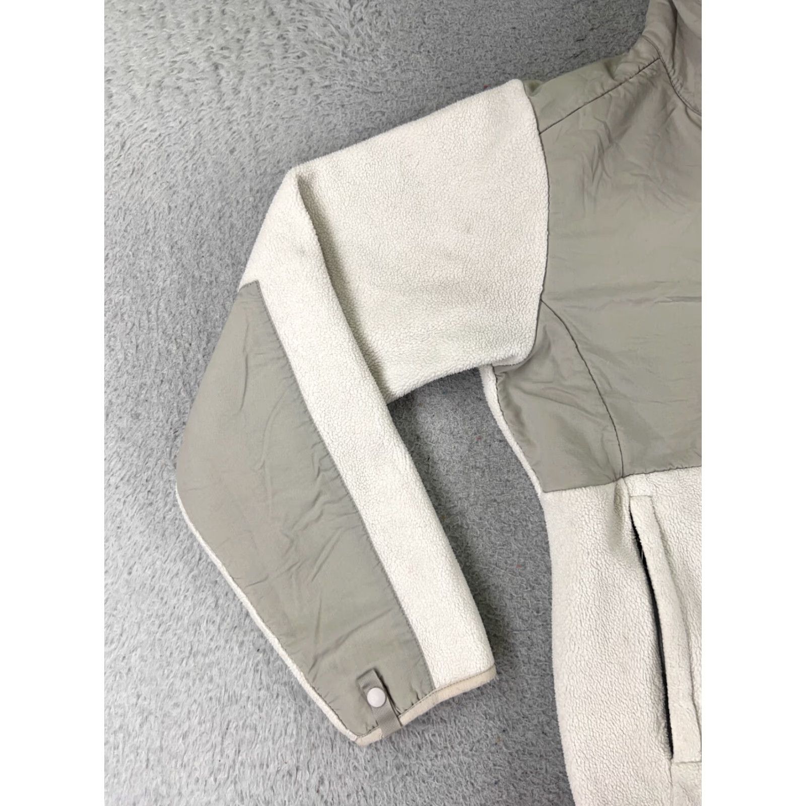 The North Face The North Face Jacket Women XS White Gray Polartec Denail Full Zip Jacket Size XS / US 0-2 / IT 36-38 - 3 Thumbnail