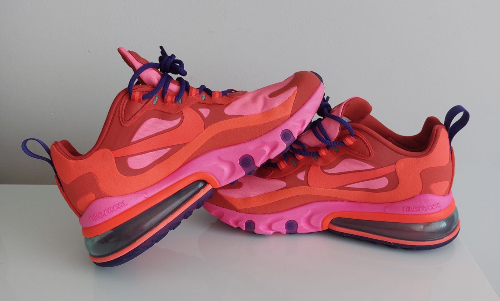 Nike Nike Air Max 270 React Mystic Red Size US 6.5 / IT 36.5 - 7 Thumbnail