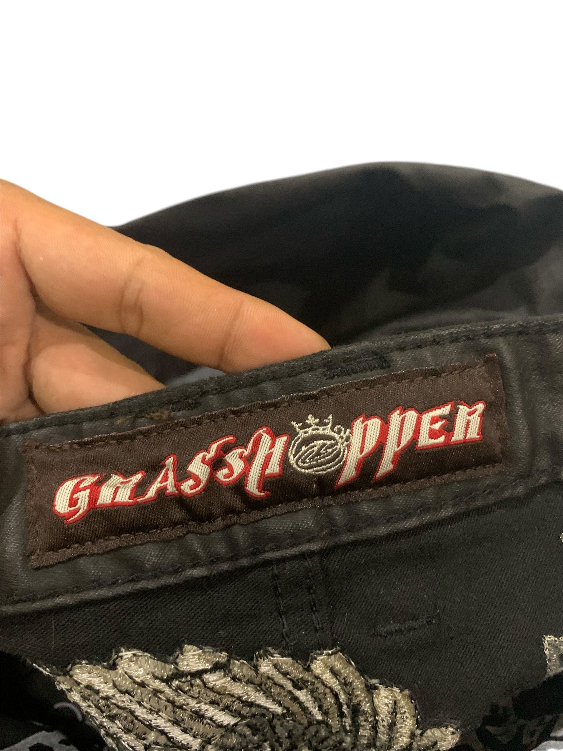 Beauty Beast × Hysteric Glamour × If Six Was Nine Grasshopper denim embroidery eagle Cross Pants Size US 27 - 5 Thumbnail