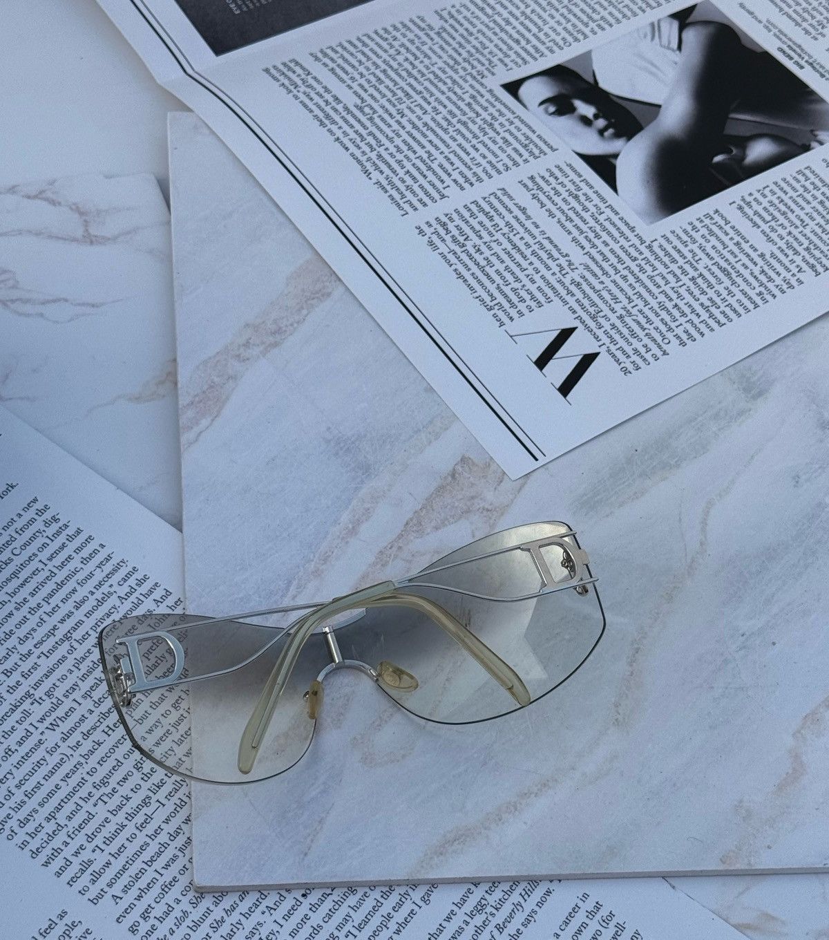 Dior Dior Galliano vintage sunglasses Diorella Size ONE SIZE - 14 Thumbnail