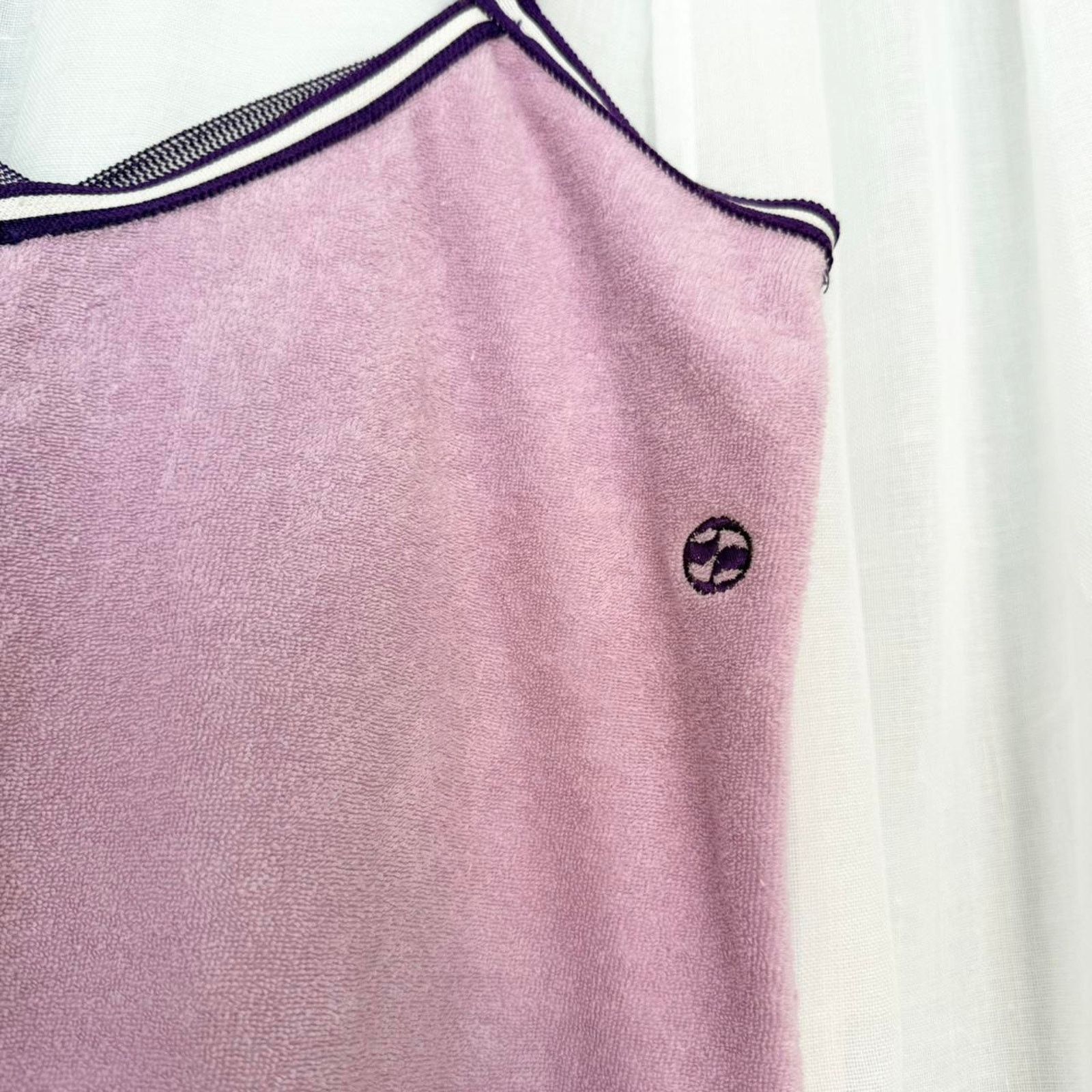Split × Vintage ⋆୨୧˚ y2k terry cloth babydoll cami ˚୨୧⋆ Size M / US 6-8 / IT 42-44 - 4 Thumbnail