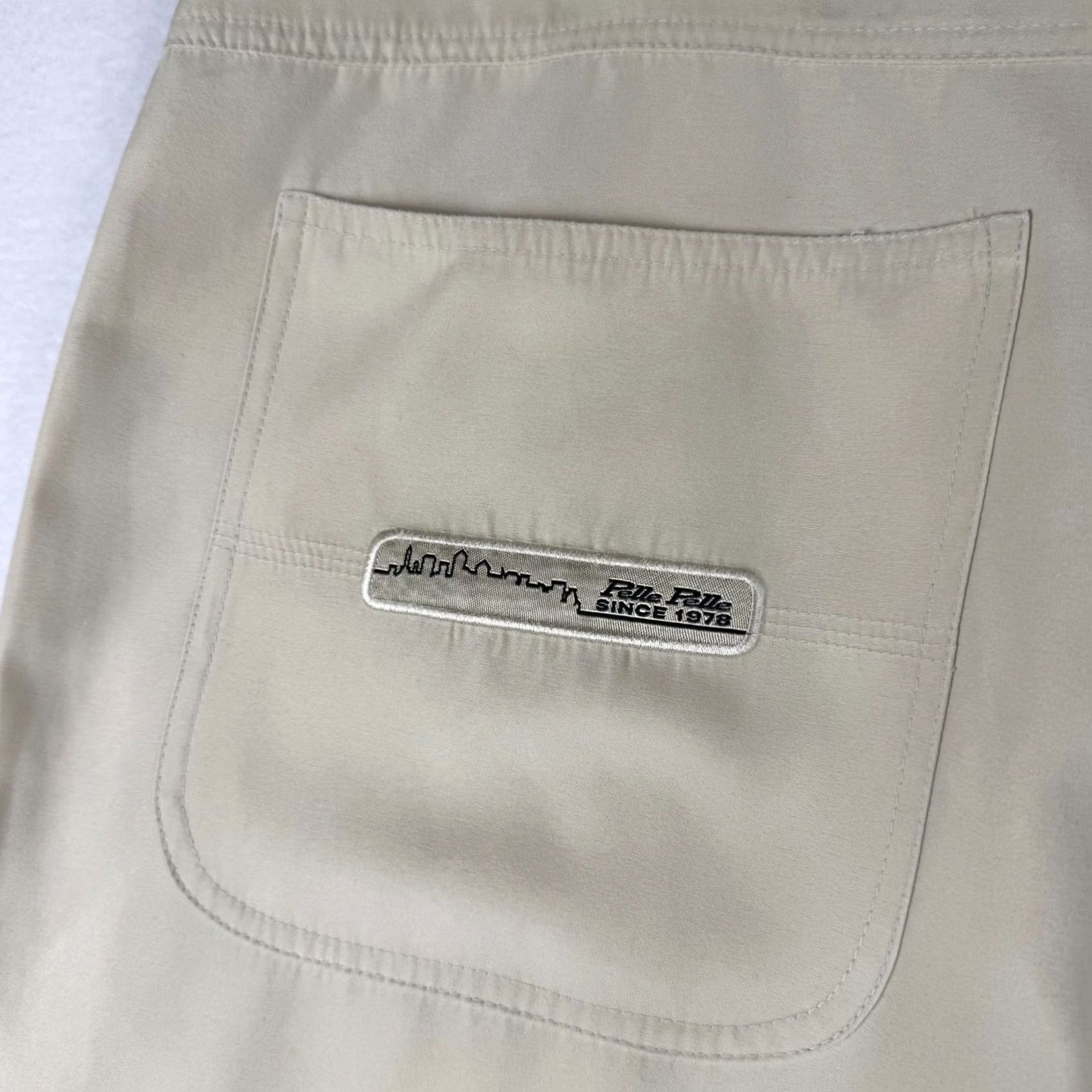 Pelle Pelle VINTAGE Pelle Pelle Pants Main Selling Point Hip Hop 90s Baggy Wide-Leg Ivory Men 37x33 Old School Size US 37 - 5 Thumbnail