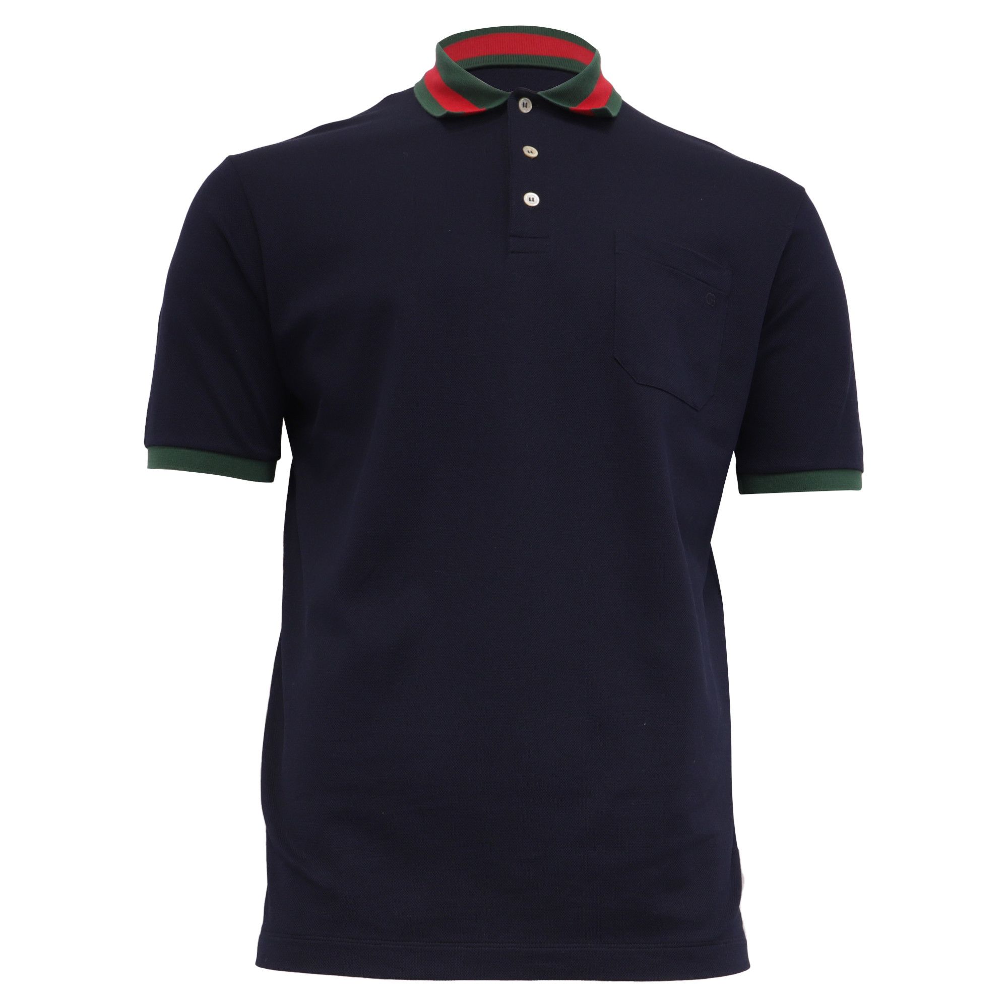 Gucci Gucci Navy GG Monogram Polo Shirt Size M | Grailed