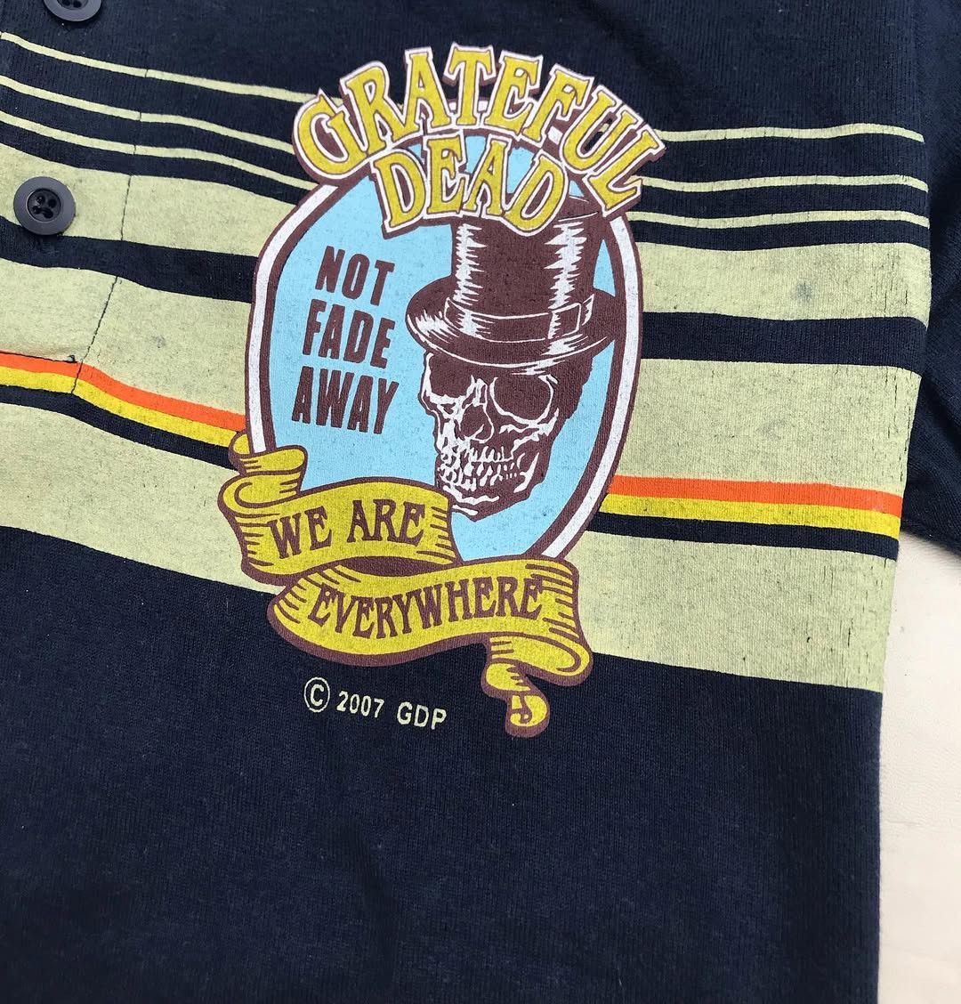 Grateful Dead × Vintage Vintage 2007 Gratefull Dead Polo Shirt Navy Blue Size M sk Size US M / EU 48-50 / 2 - 2 Thumbnail