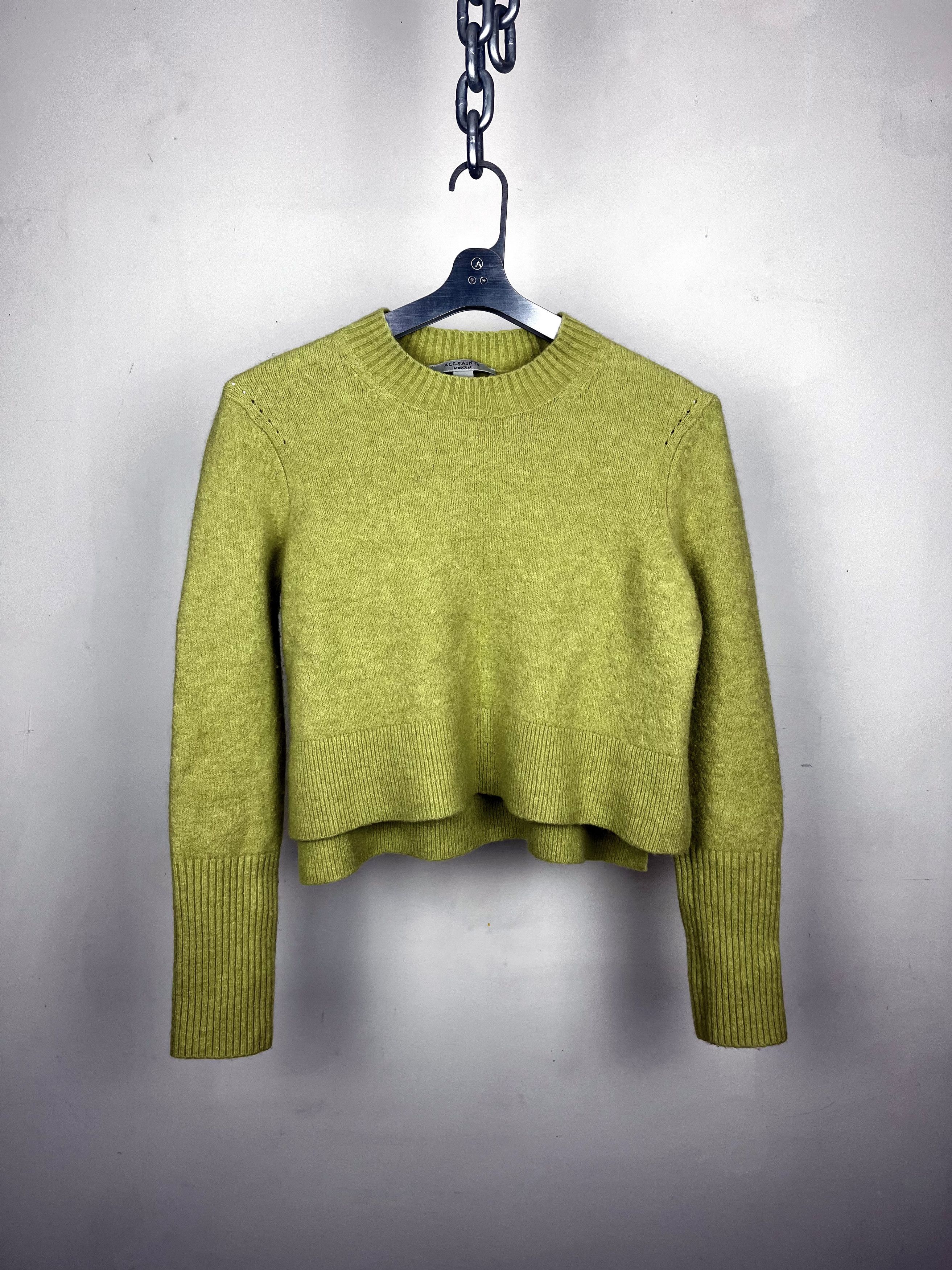 Allsaints Allsaints Wick Crew Jumper Brat Green Size M / US 6-8 / IT 42-44 - 2 Thumbnail