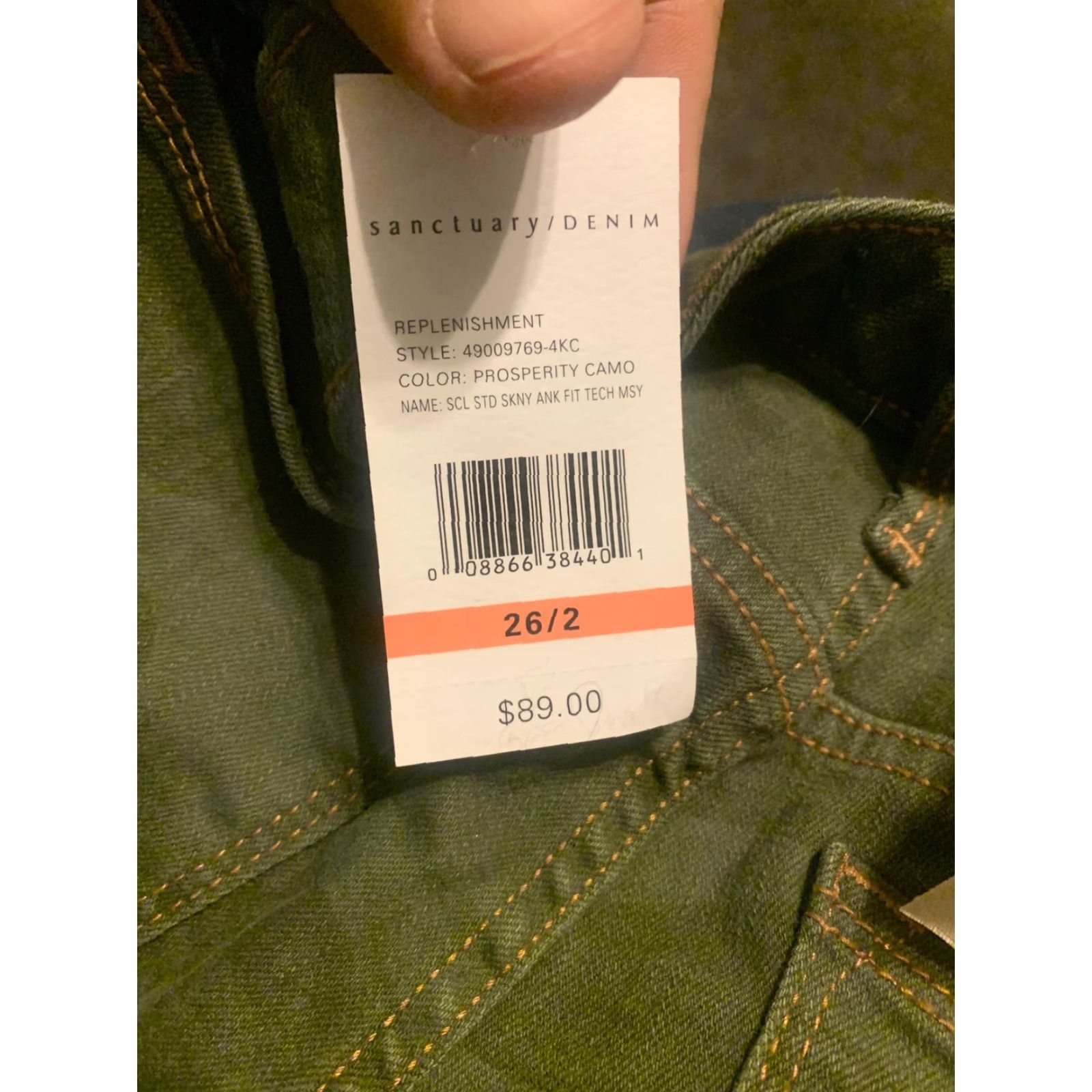 Sanctuary Sanctuary Denim Black Pants Velvet High Rise Social Skinny Jeans 26/2 Slim Denim Social Ankle Skinny Womens Regular Size 26 Black Size 26" / US 2 / IT 38 - 4 Thumbnail