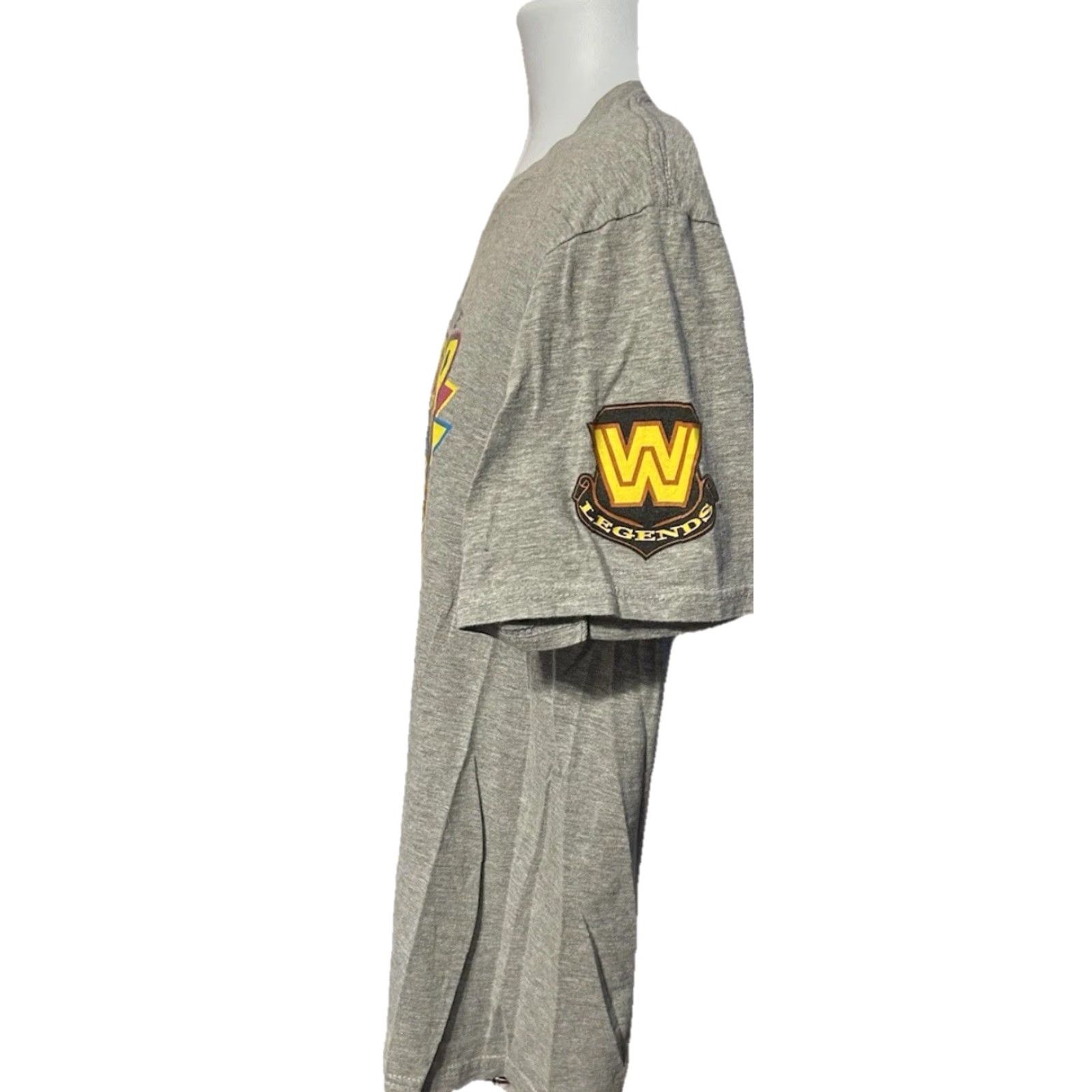 Vintage WWE Ultimate Warrior Legends Shirt T-Shirt Men Large Heather Gray Graphic Tee Wrestlemania Wrestling WWF WWE Front Graphics Size US L / EU 52-54 / 3 - 2 Thumbnail