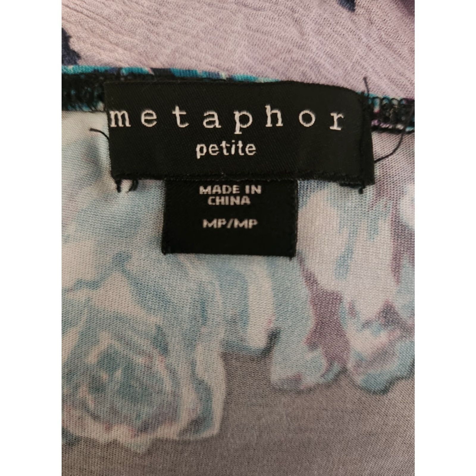 Vintage Metaphor Floral Black Empire Waist Sleeveless Maxi Dress M Petite Womens Maxi Dress Size M / US 6-8 / IT 42-44 - 7 Thumbnail