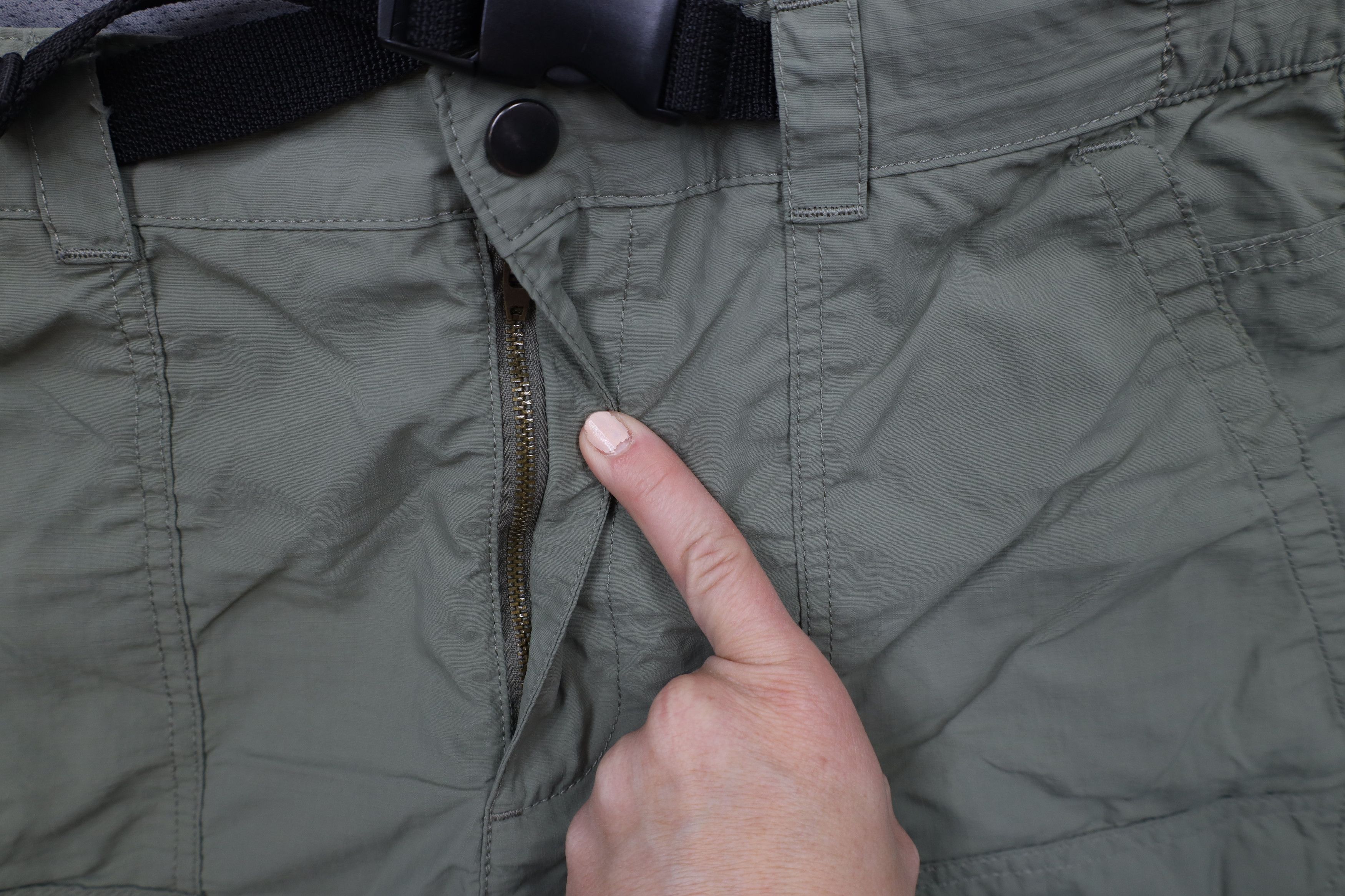 Vintage Vintage 90s Y2K Streetwear Above Knee Cargo Shorts Green Size US 34 / EU 50 - 5 Thumbnail
