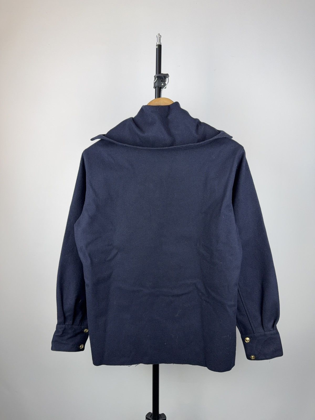 Vintage 1989 RARE ❗️MARINE USSR Pullover Rubber Jacket Size US S / EU 44-46 / 1 - 8 Thumbnail