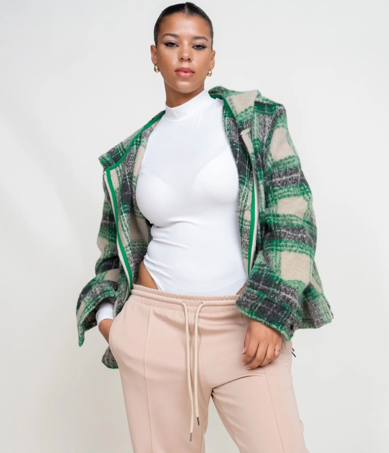 EPTM. EPTM mohair flannel jacket green M Size US M / EU 48-50 / 2 - 3 Thumbnail