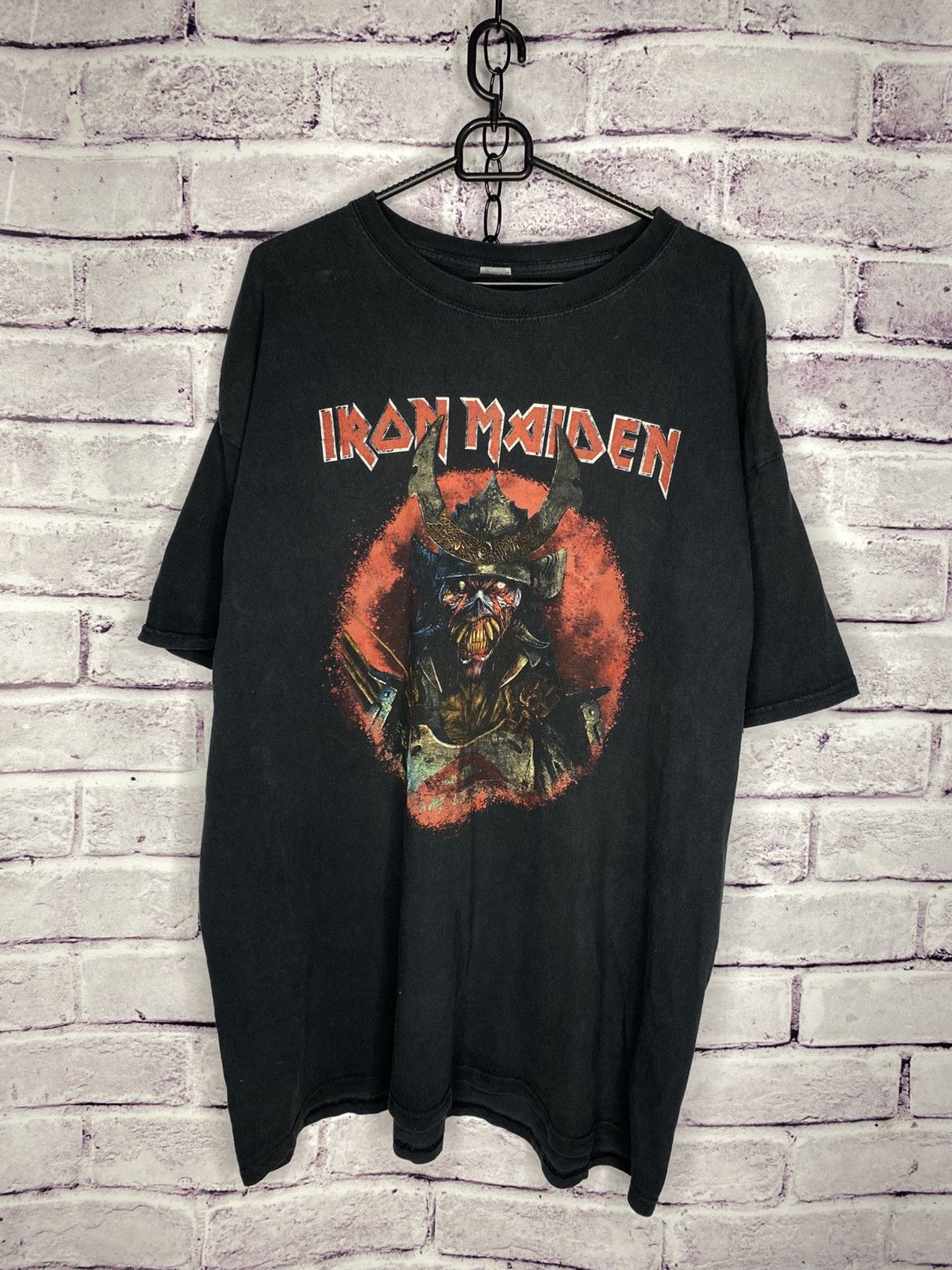 Iron Maiden Men's T-Shirt Iron Maiden Rock Band Japanese Samurai Tee Size US XXL / EU 58 / 5 - 1 Thumbnail