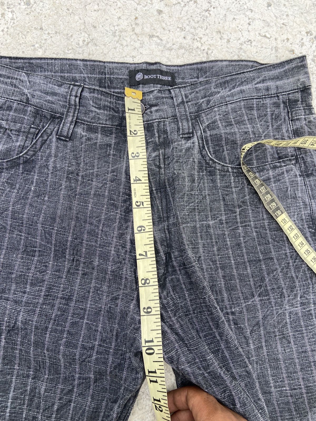 If Six Was Nine × Japanese Brand × Vintage Vintage Hickory Stripe Denim Size US 30 / EU 46 - 12 Thumbnail